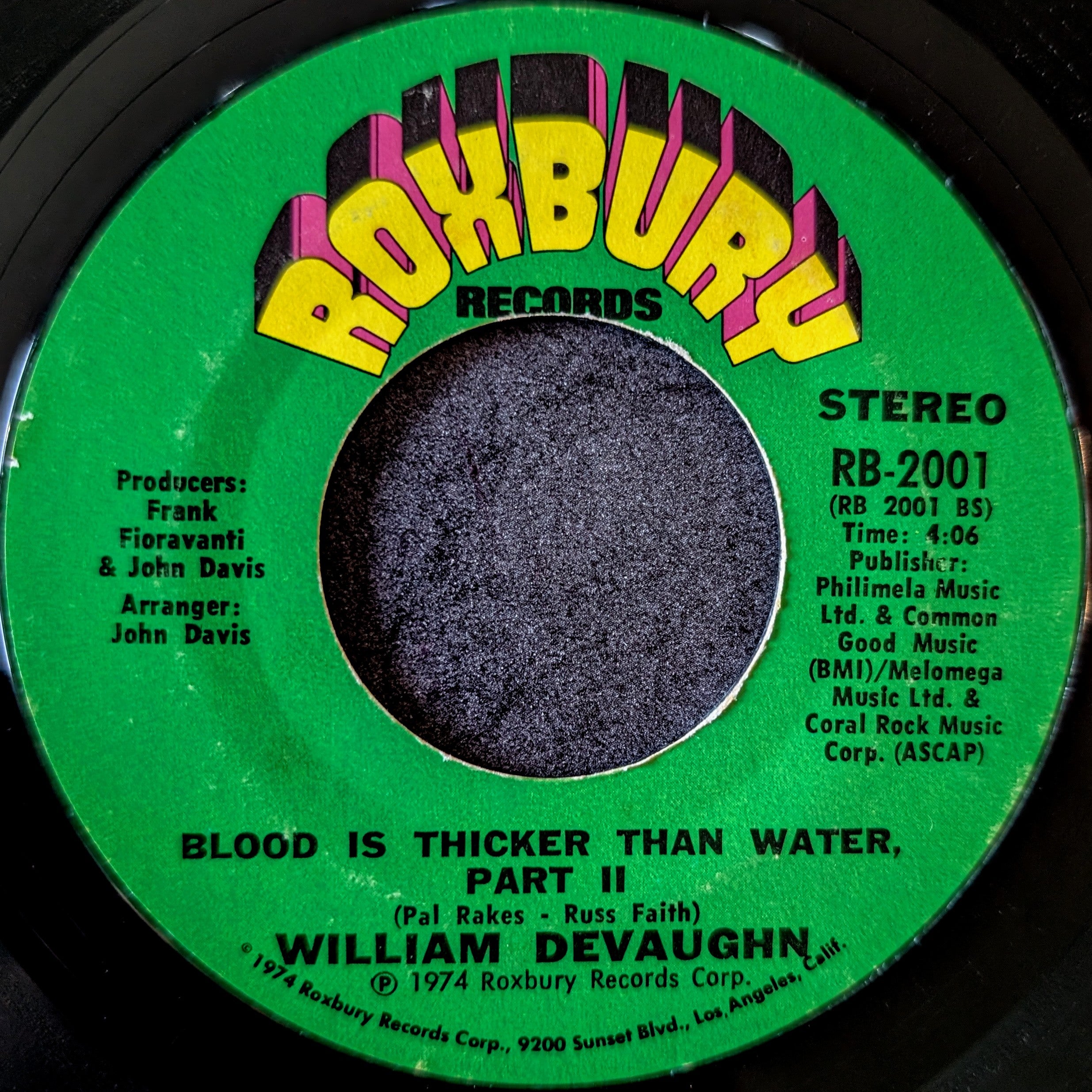 William Devaughn-Blood is thicker than water/Blood is thicker than water