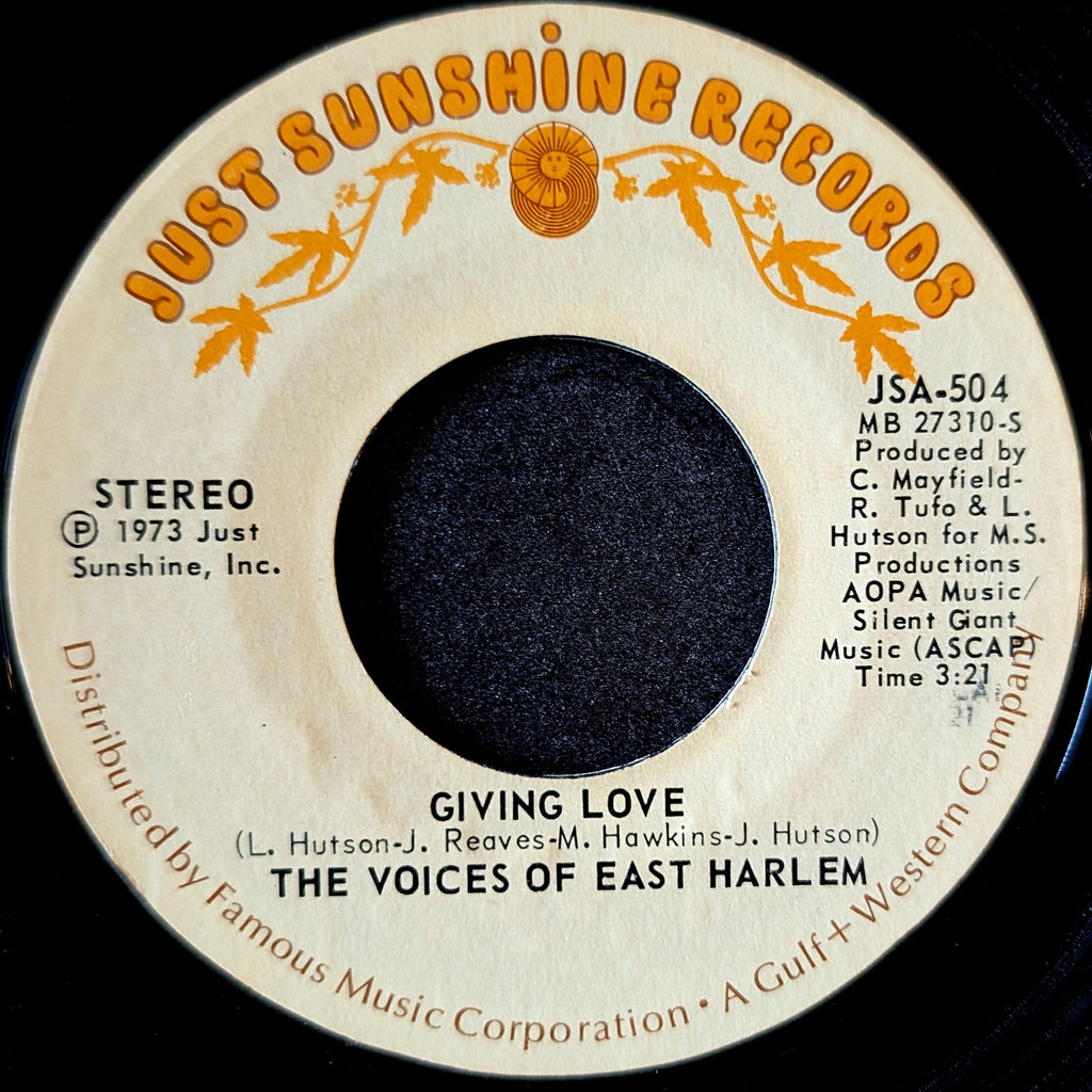 The Voices of East Harlem-Giving Love/New Vibrations
