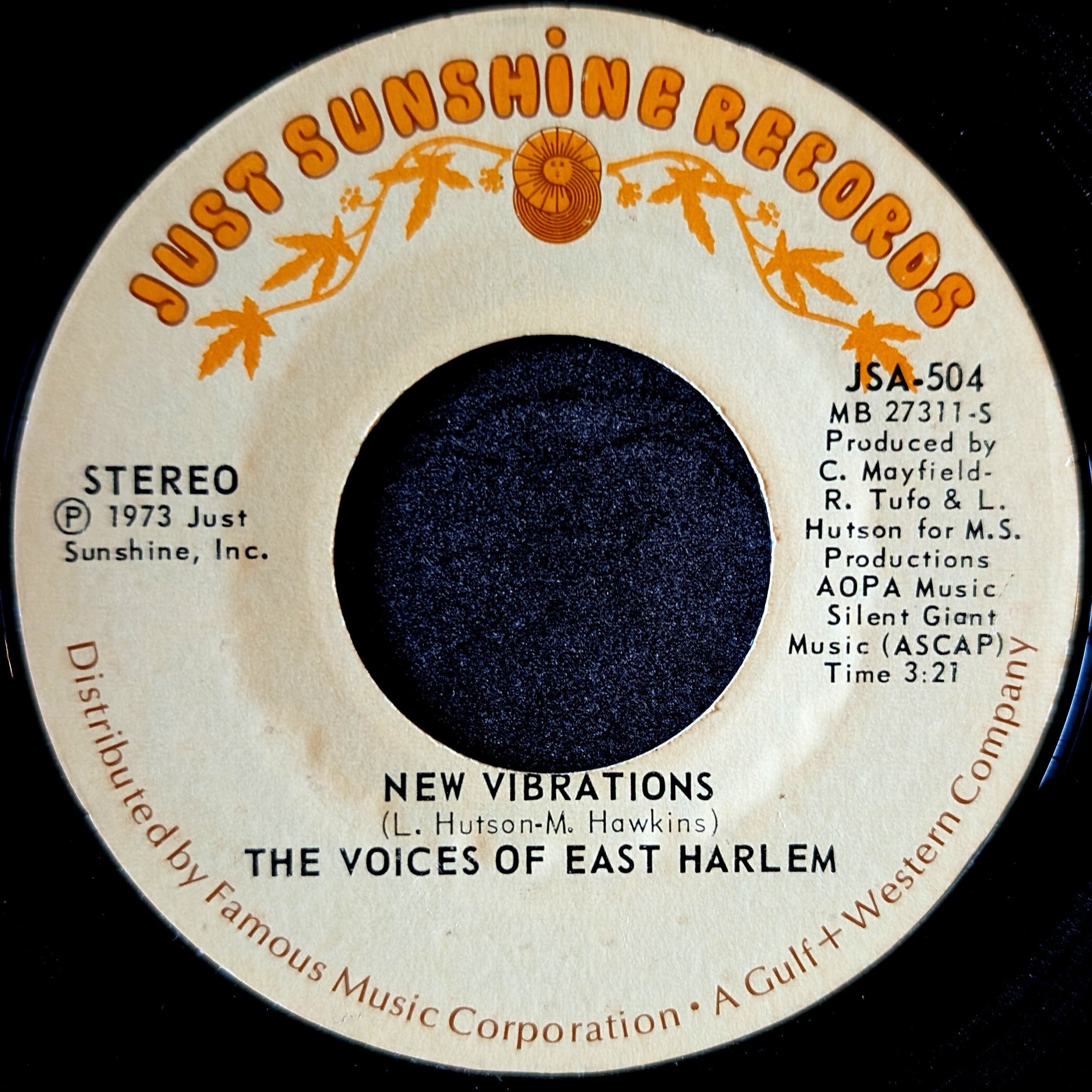 The Voices of East Harlem-Giving Love/New Vibrations