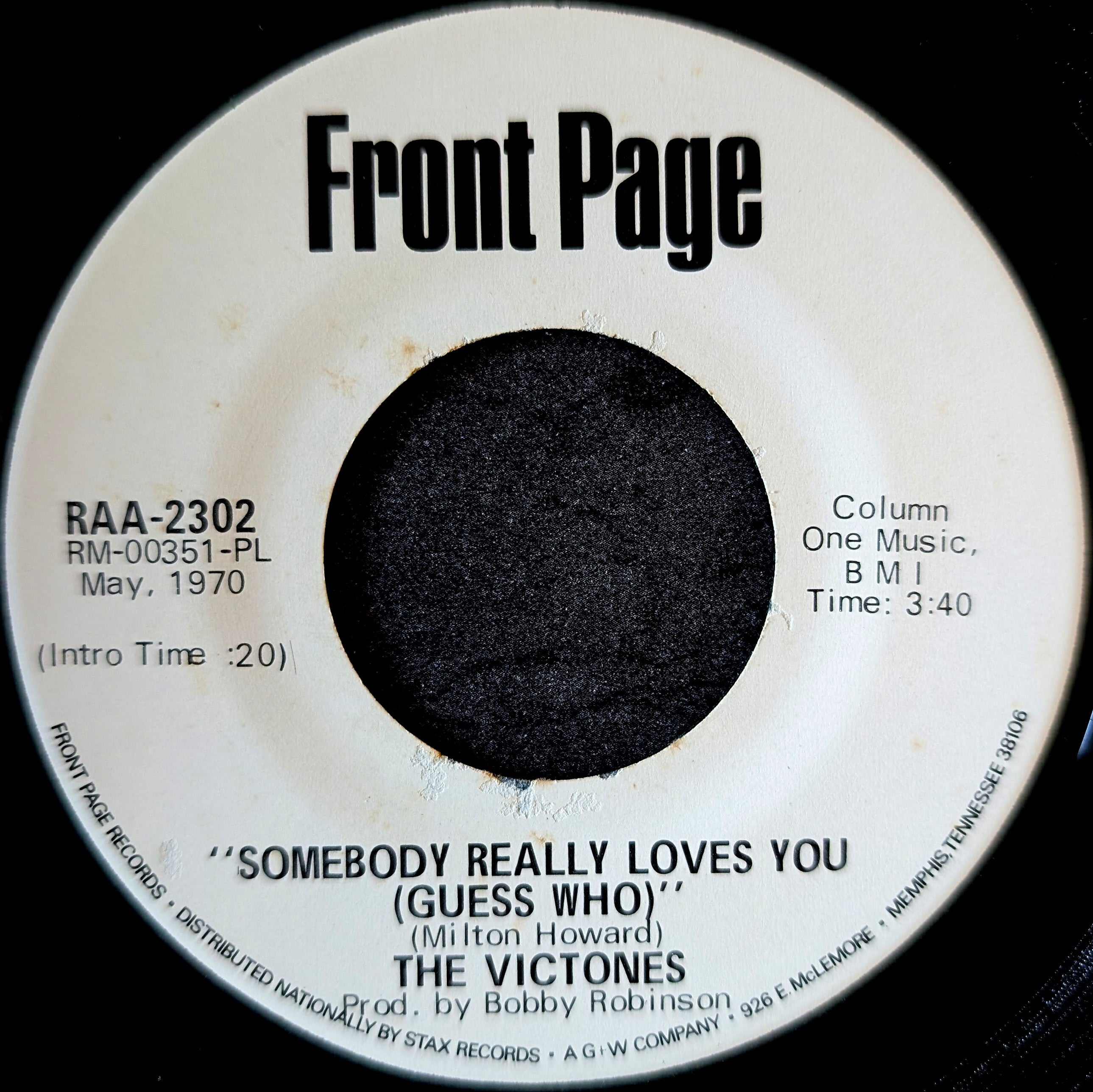 The Victones-Two side to love/Somebody really loves you(Guess who)