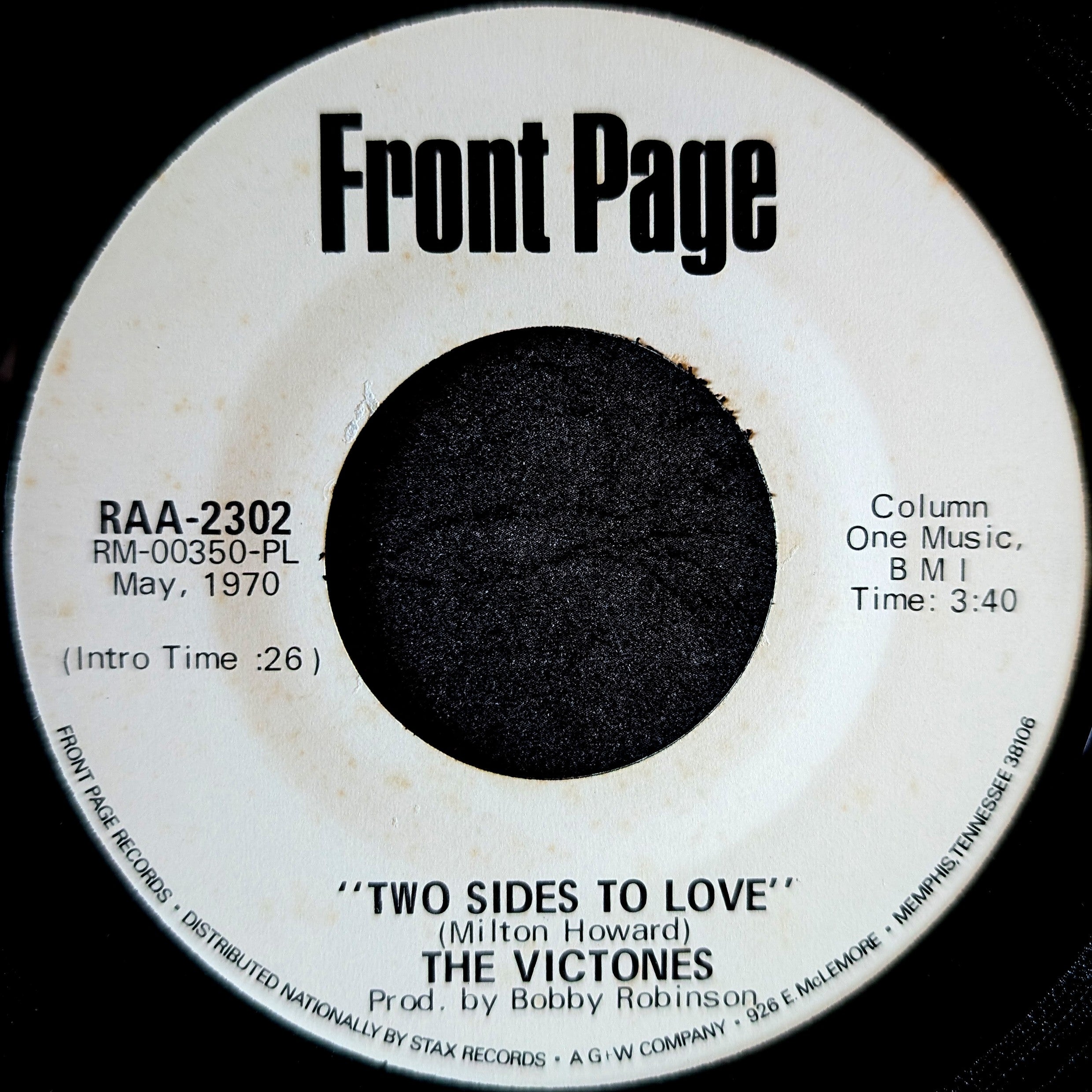 The Victones-Two side to love/Somebody really loves you(Guess who)