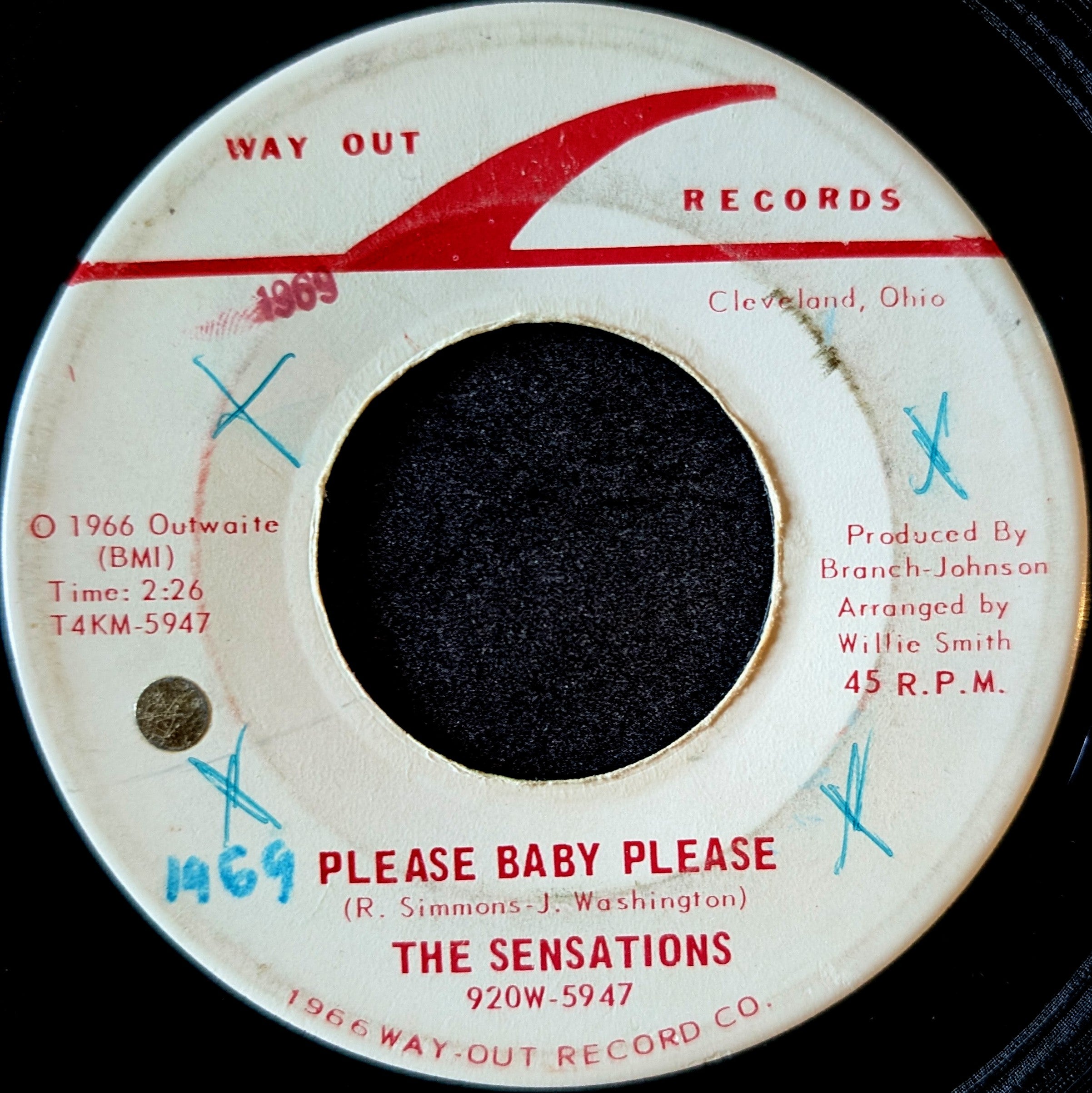 The Sensations-Please baby please/Too shy