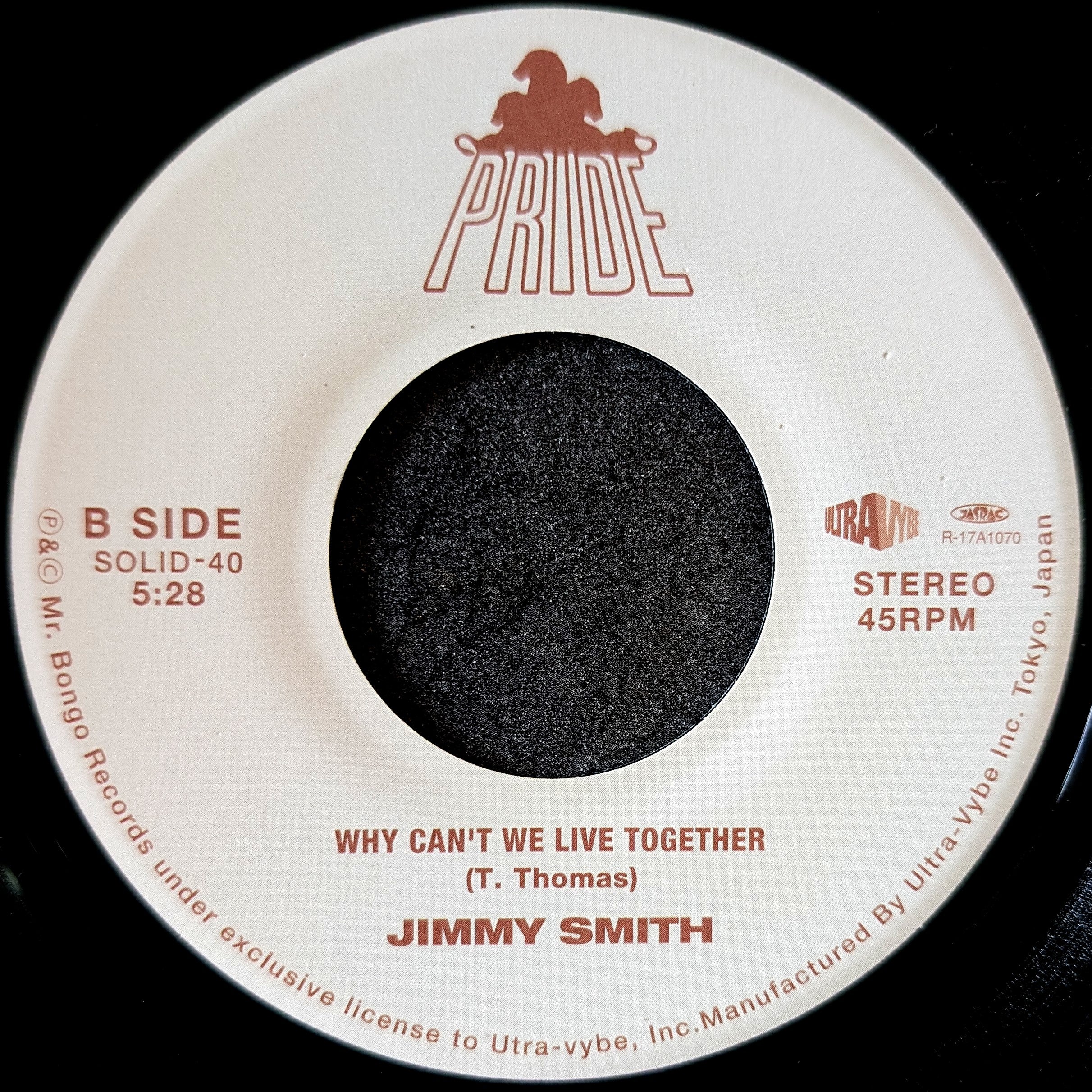Jimmy Smith-I'm gonna love you just a little more babe/Why can't we live together