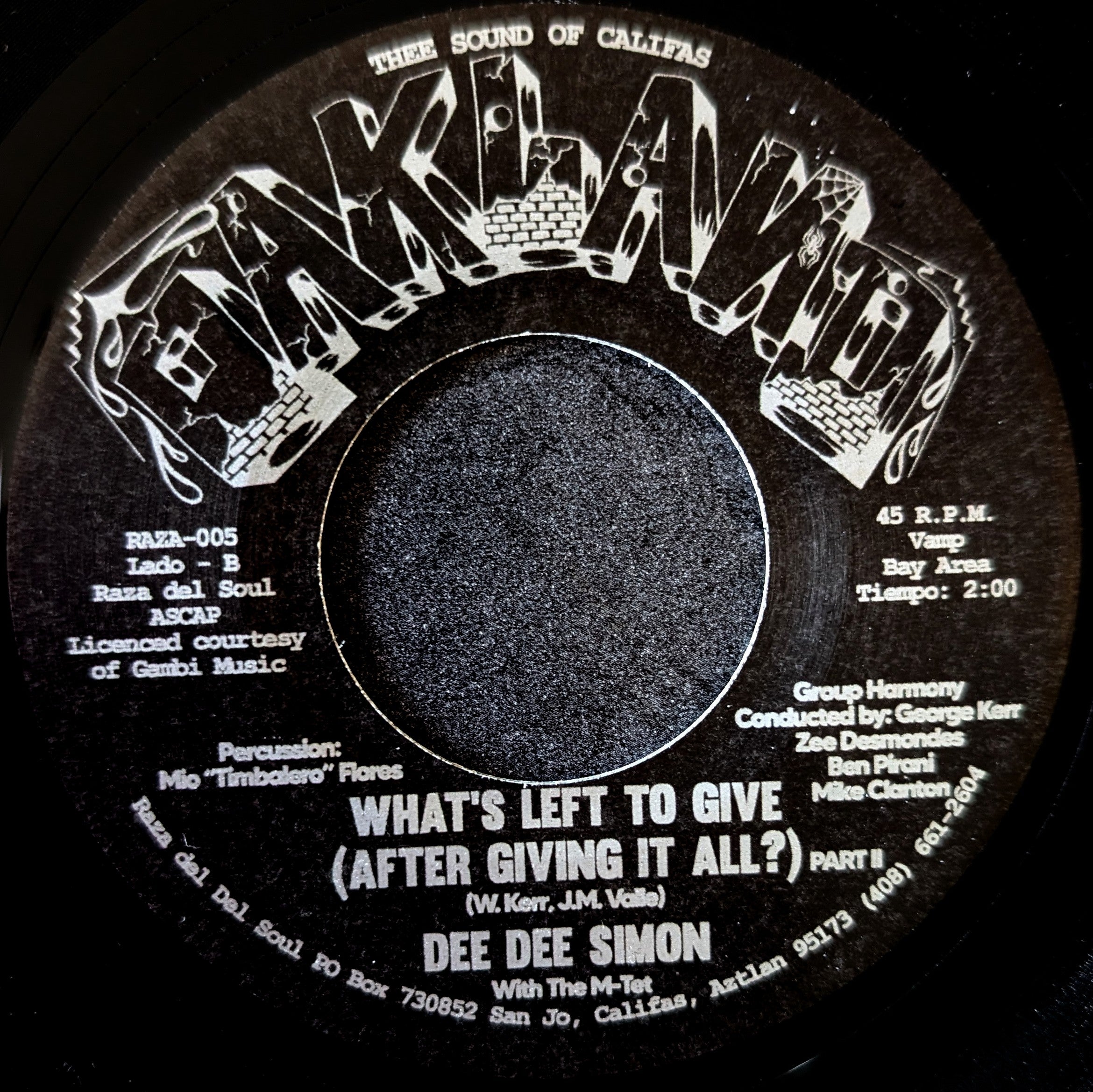 Dee Dee Simon-What's left to give(After giving it all?)/What's left to give(After giving it all?)Part 2