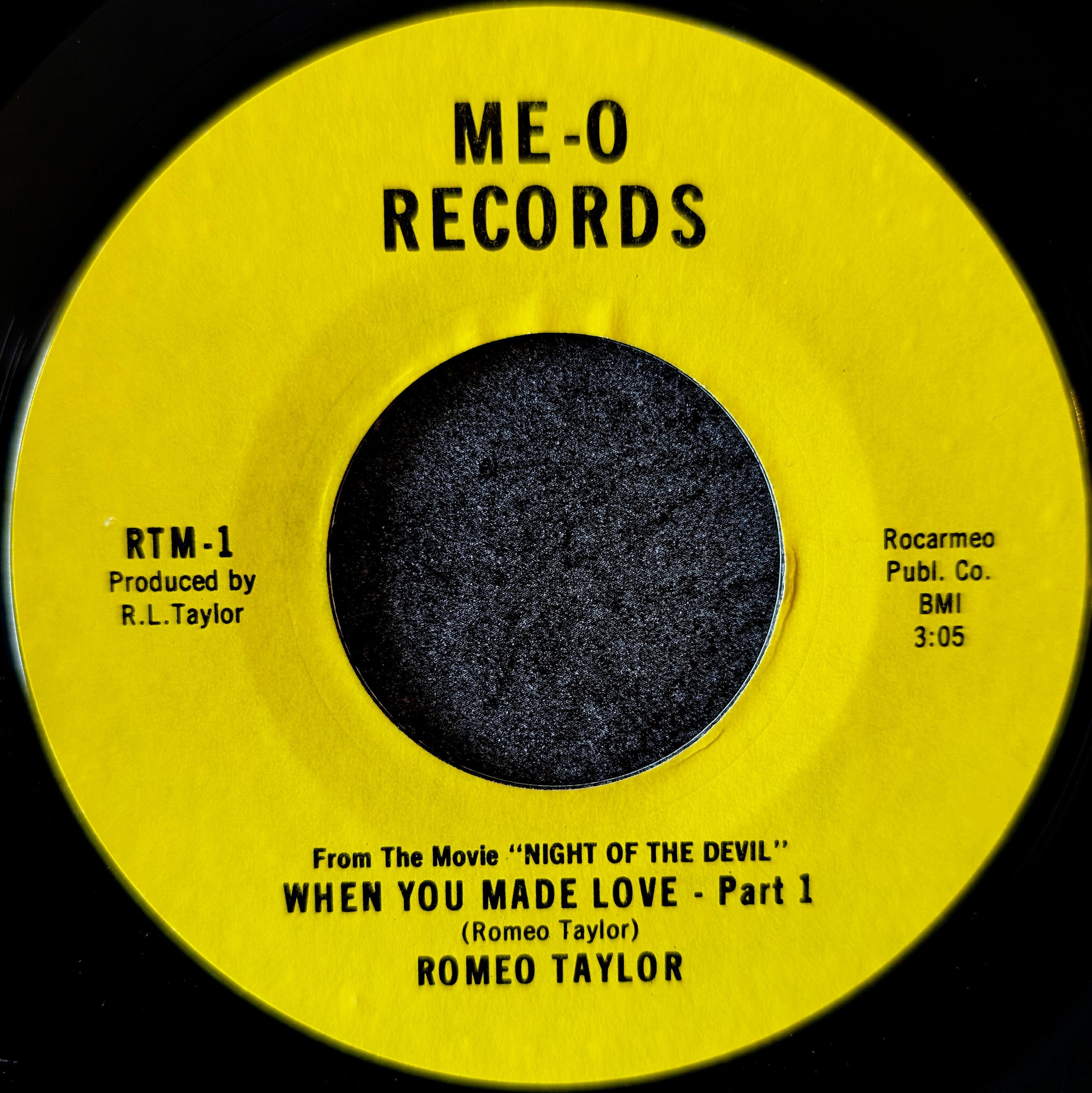 Romeo Taylor - When You Made Love Part 1 / When You Made Love Part 2