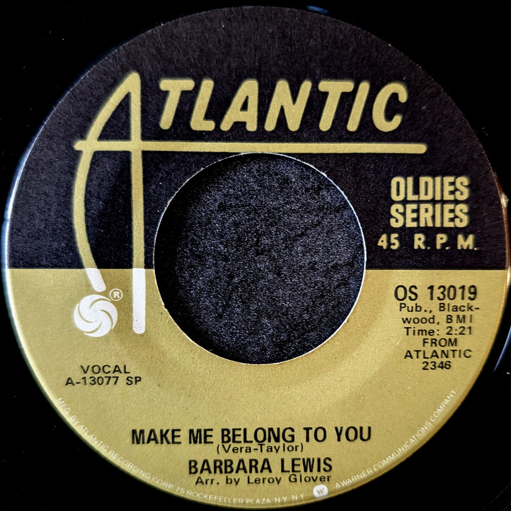 Barbara Lewis - Hello Stranger / Make Me Belong To You