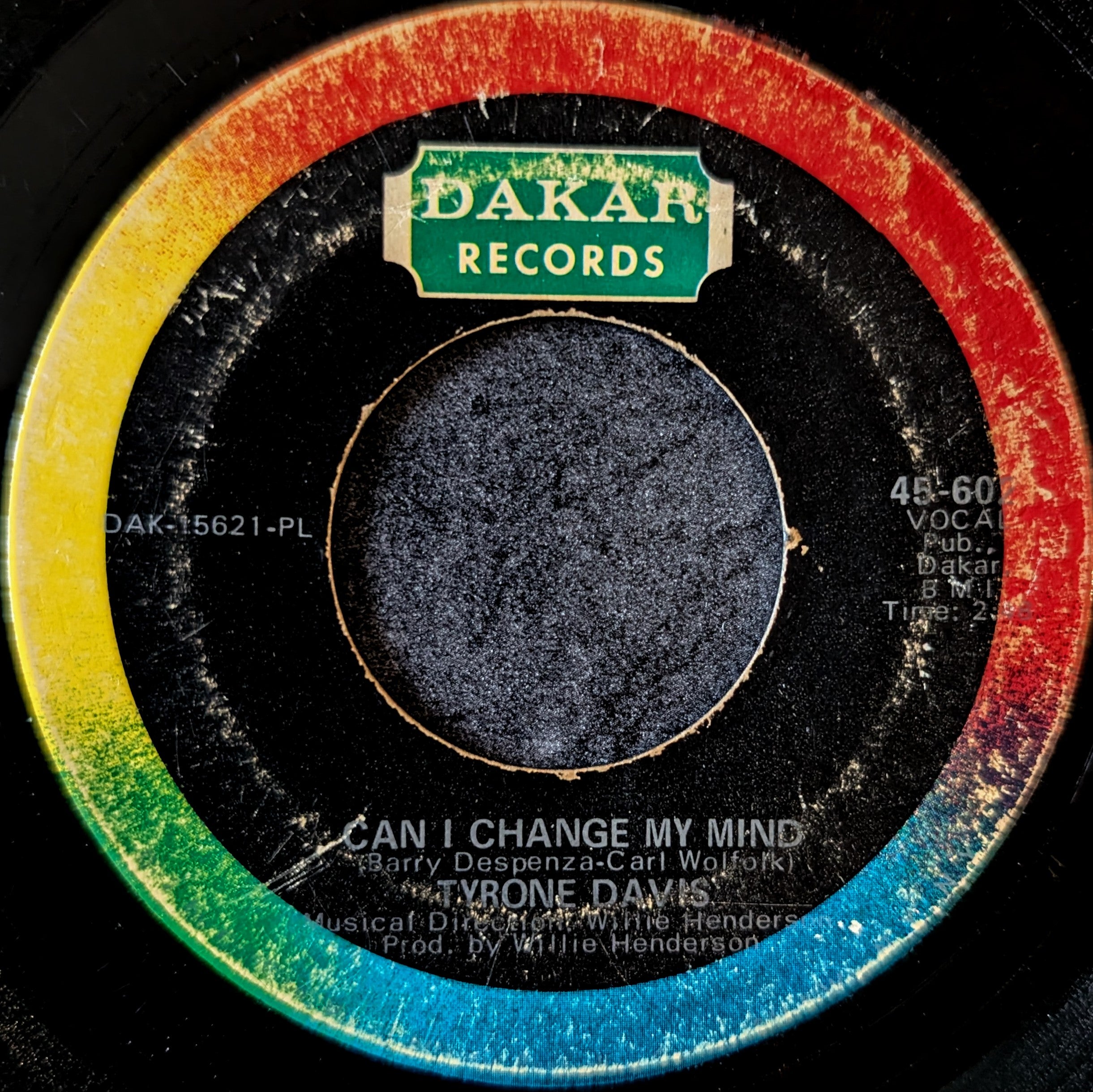 Tyrone Davis-Can I change my mind/A woman needs to be loved