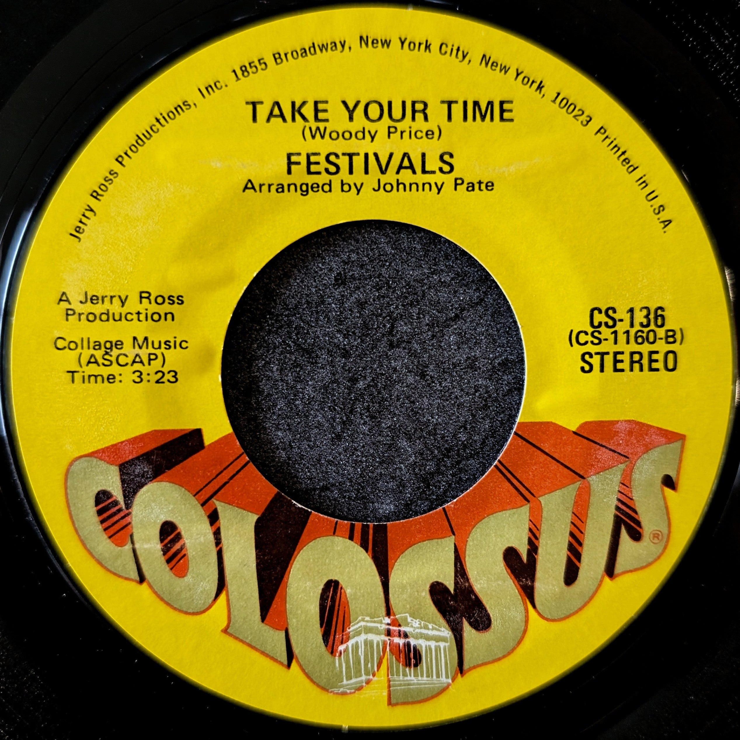 Festivals - Baby, show it / Take your time