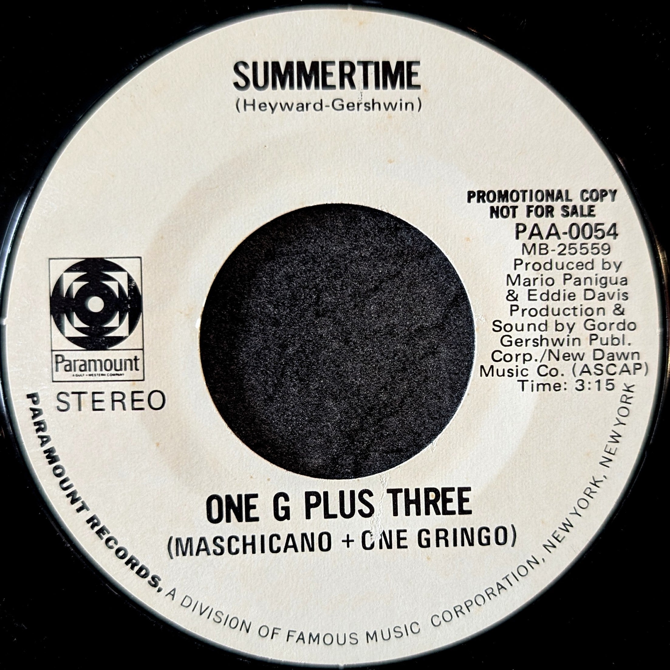One G Plus Three-Summer time/Poquito soul