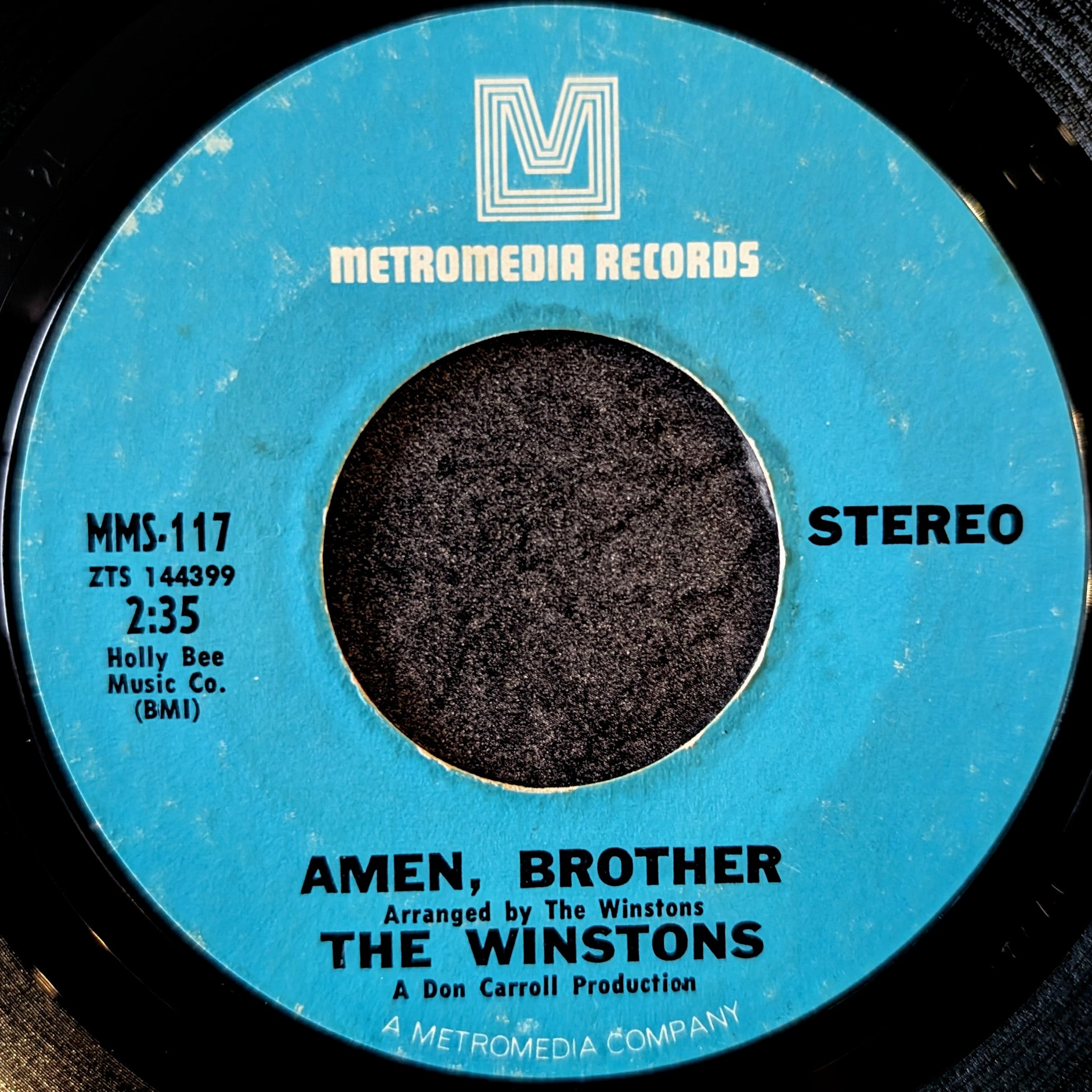 The Winstons - Color him father/Amen, Brother