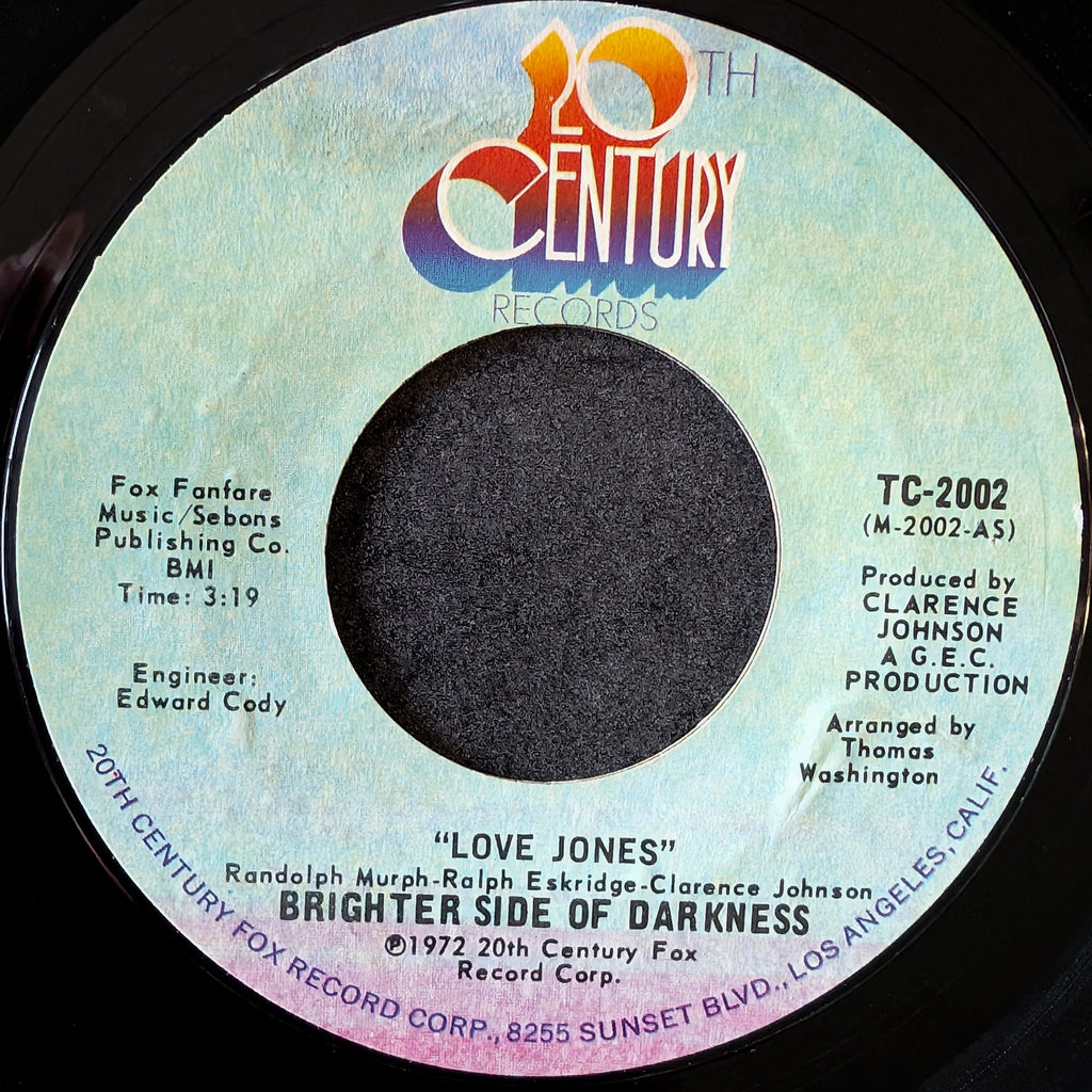 Brighter side of darkness-Love Jones/I'm the guy