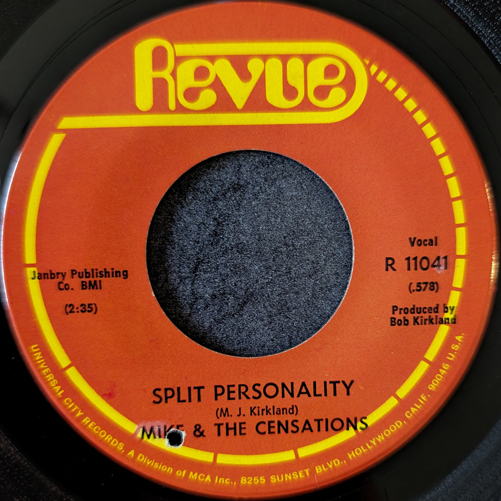 Mike and The Censations-Split personality/You're living a lie
