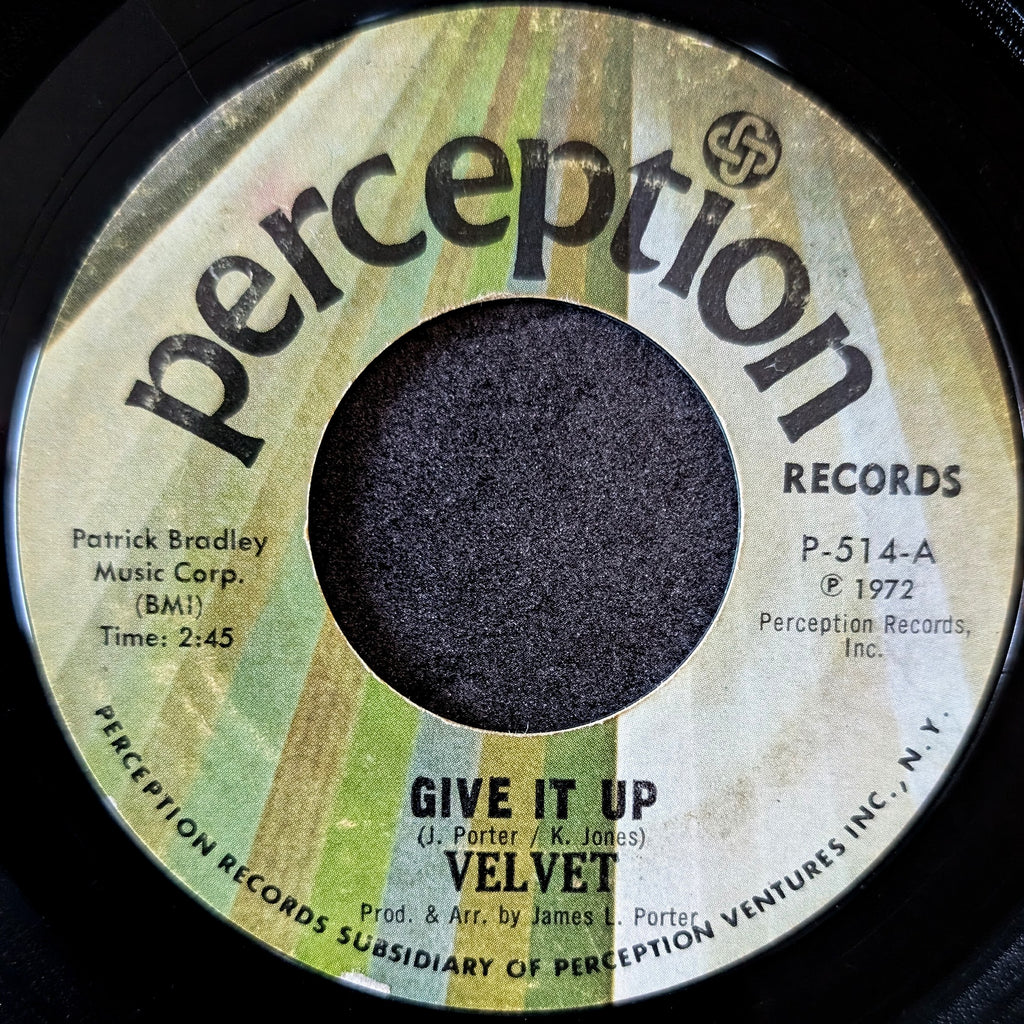 Velvet - Give It Up / It's the Right Time to Do