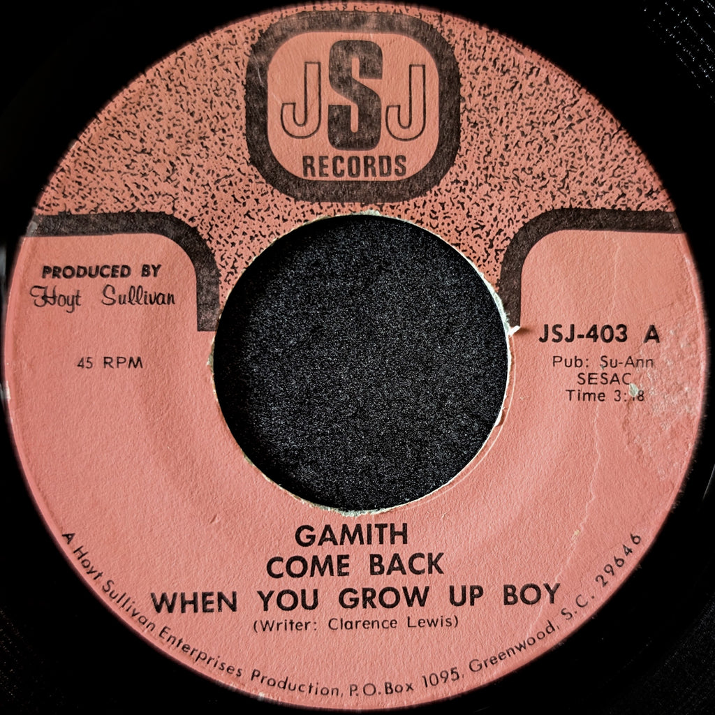 Gamith-Come back when you grow up boy/Misery