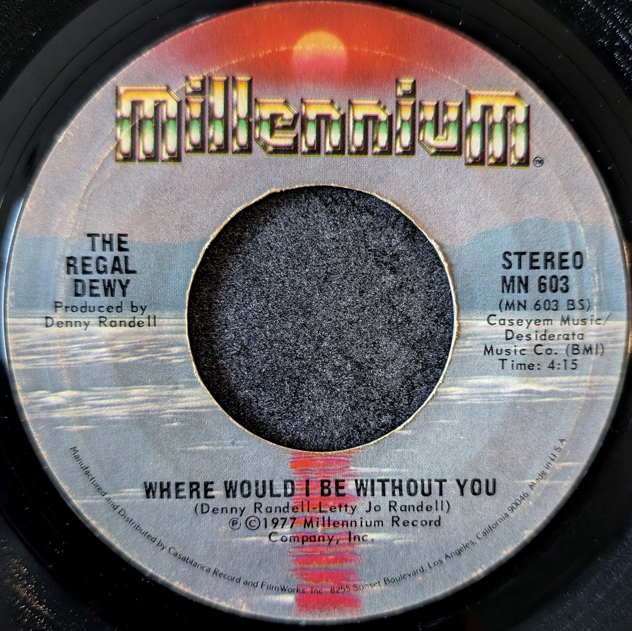 The Regal Dewy-Love Music/Where would I be without you