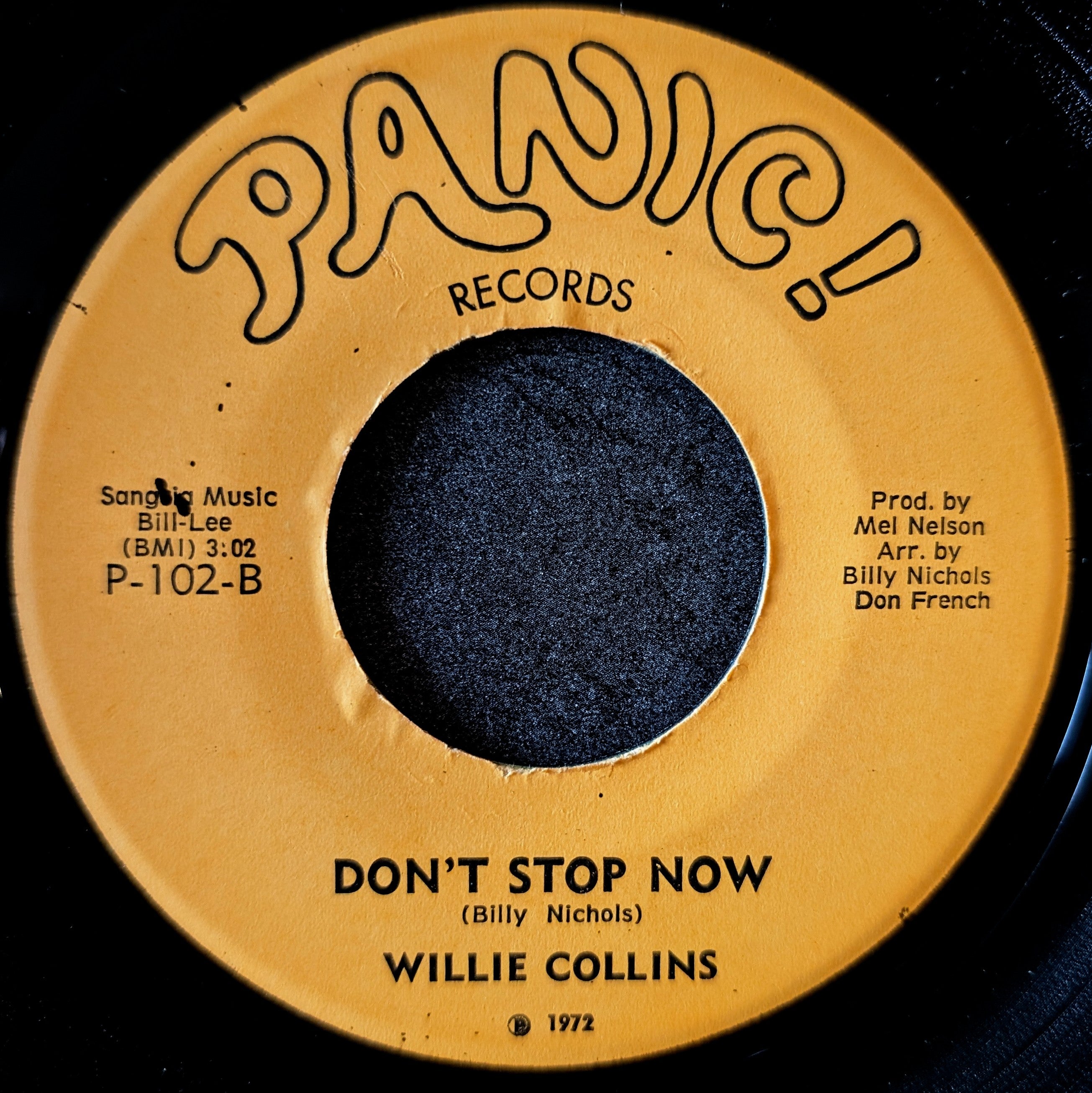 Willie Collins-Stop in the name of love/Don't stop now