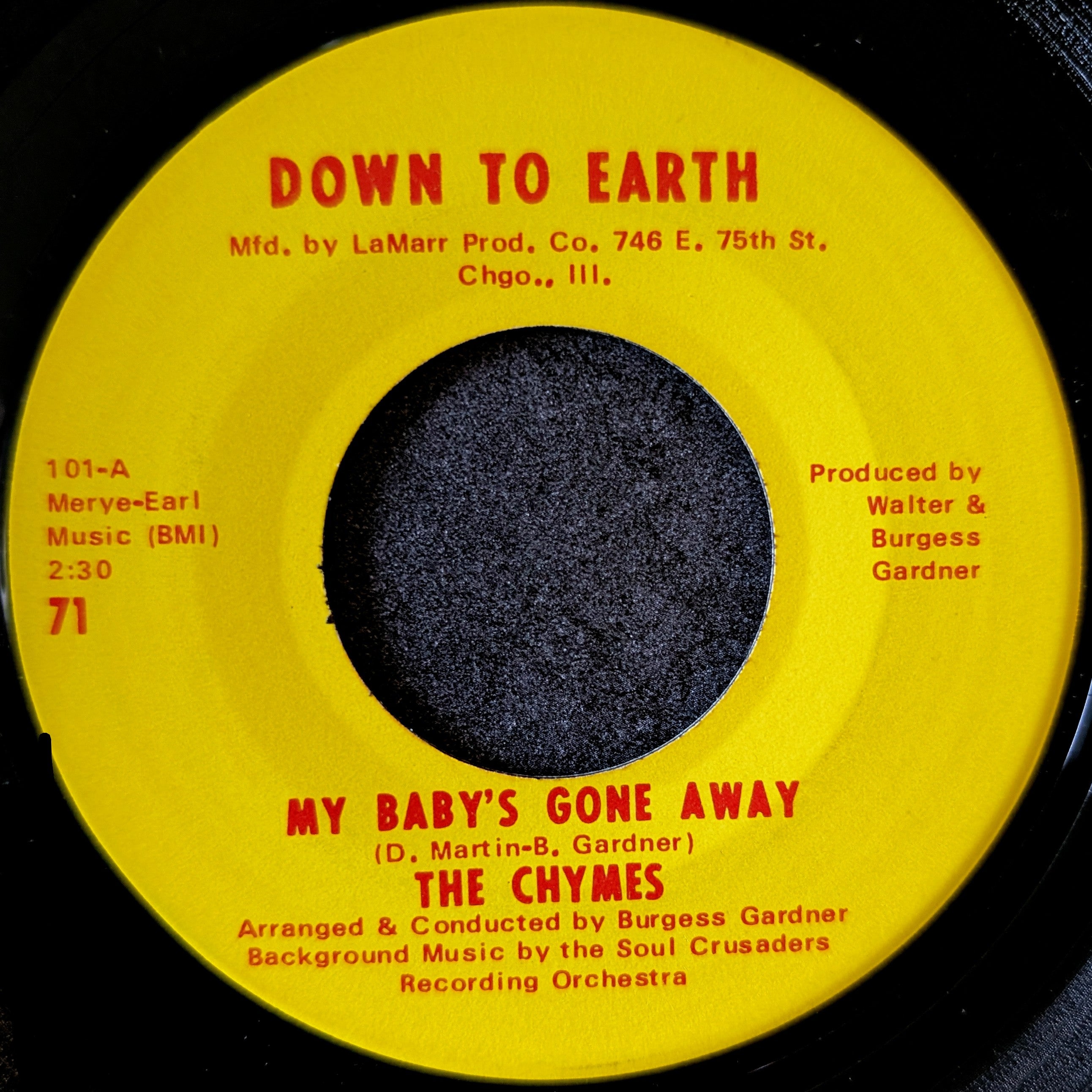 The Chymes-My baby's gone away/Where I come from