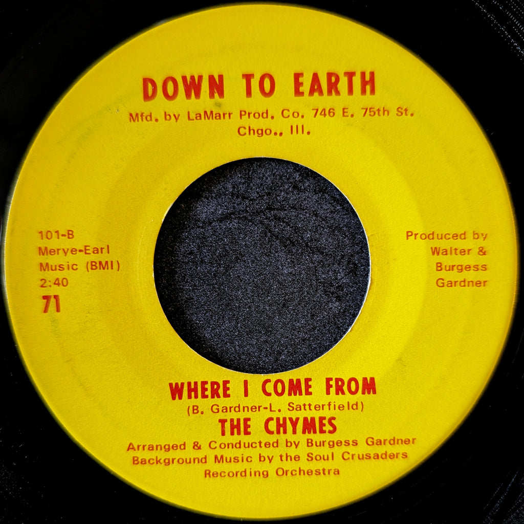 The Chymes - My baby's gone away / Where I come from