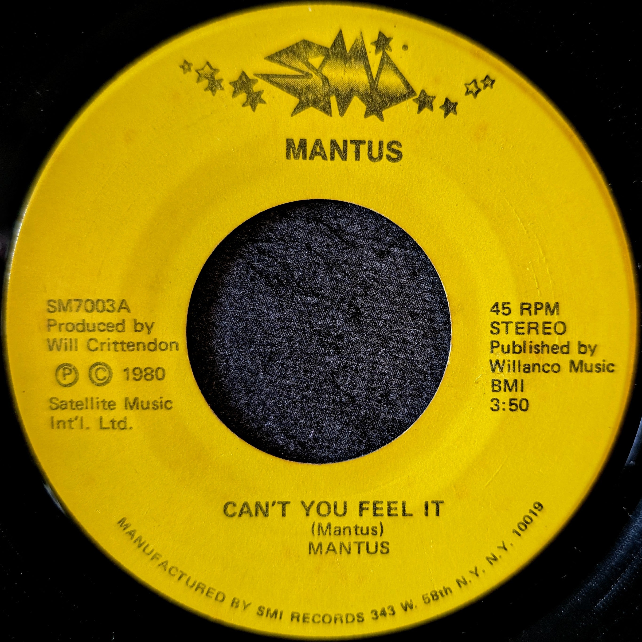 Mantus-Can't you feel it/Jesus
