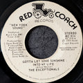 The Exceptionals-Gotta let some sunshine into my life/Gotta let some sunshine into my life
