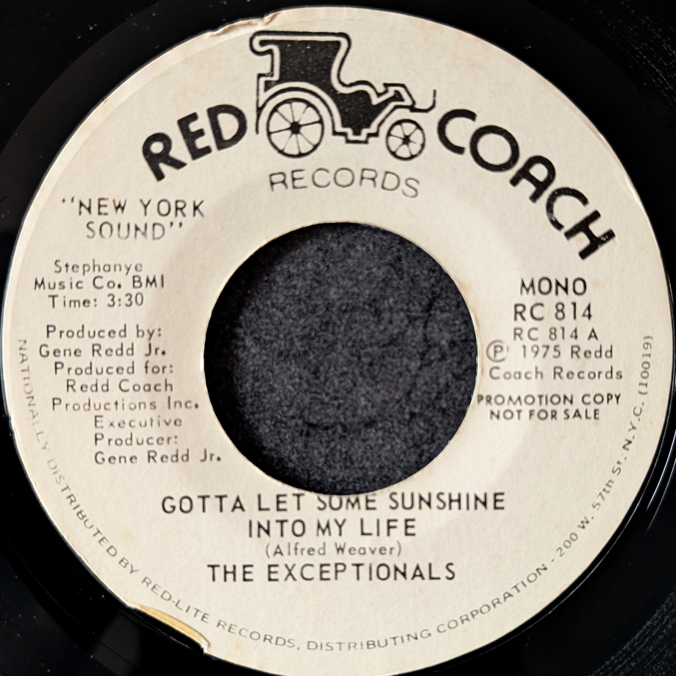 The Exceptionals-Gotta let some sunshine into my life/Gotta let some sunshine into my life