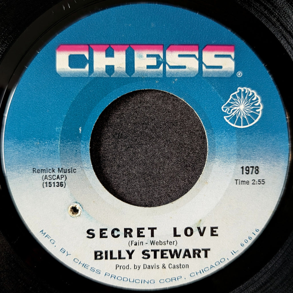 Billy Stewart-Secret Love / Look Back And Smile