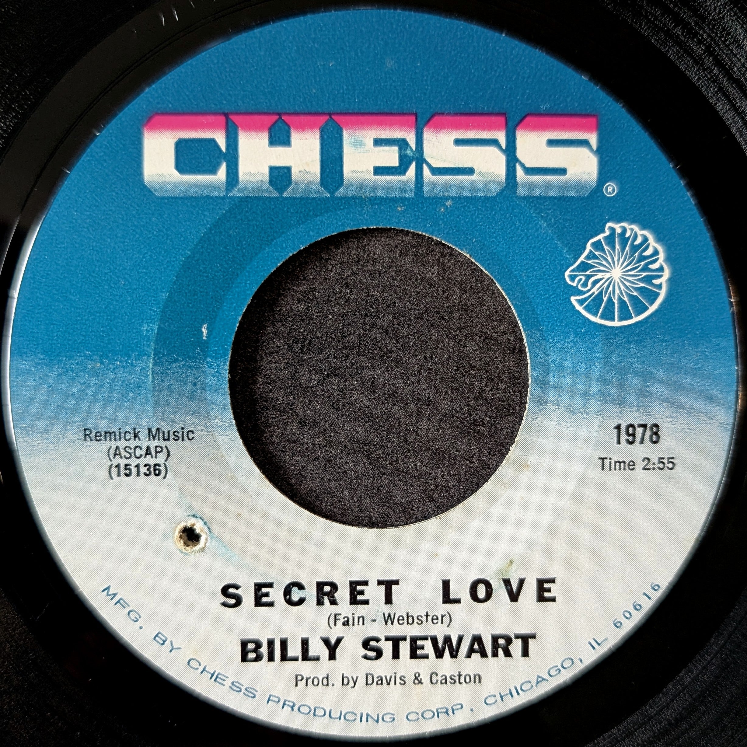 Billy Stewart-Secret Love / Look Back And Smile