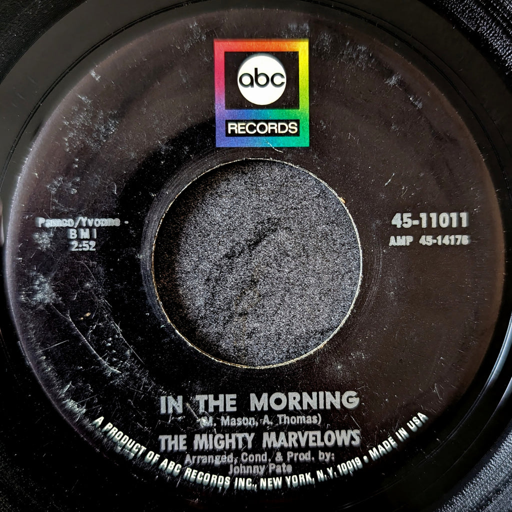 The Mighty Marvelows - Talkin' Bout Ya, Baby / In the Morning