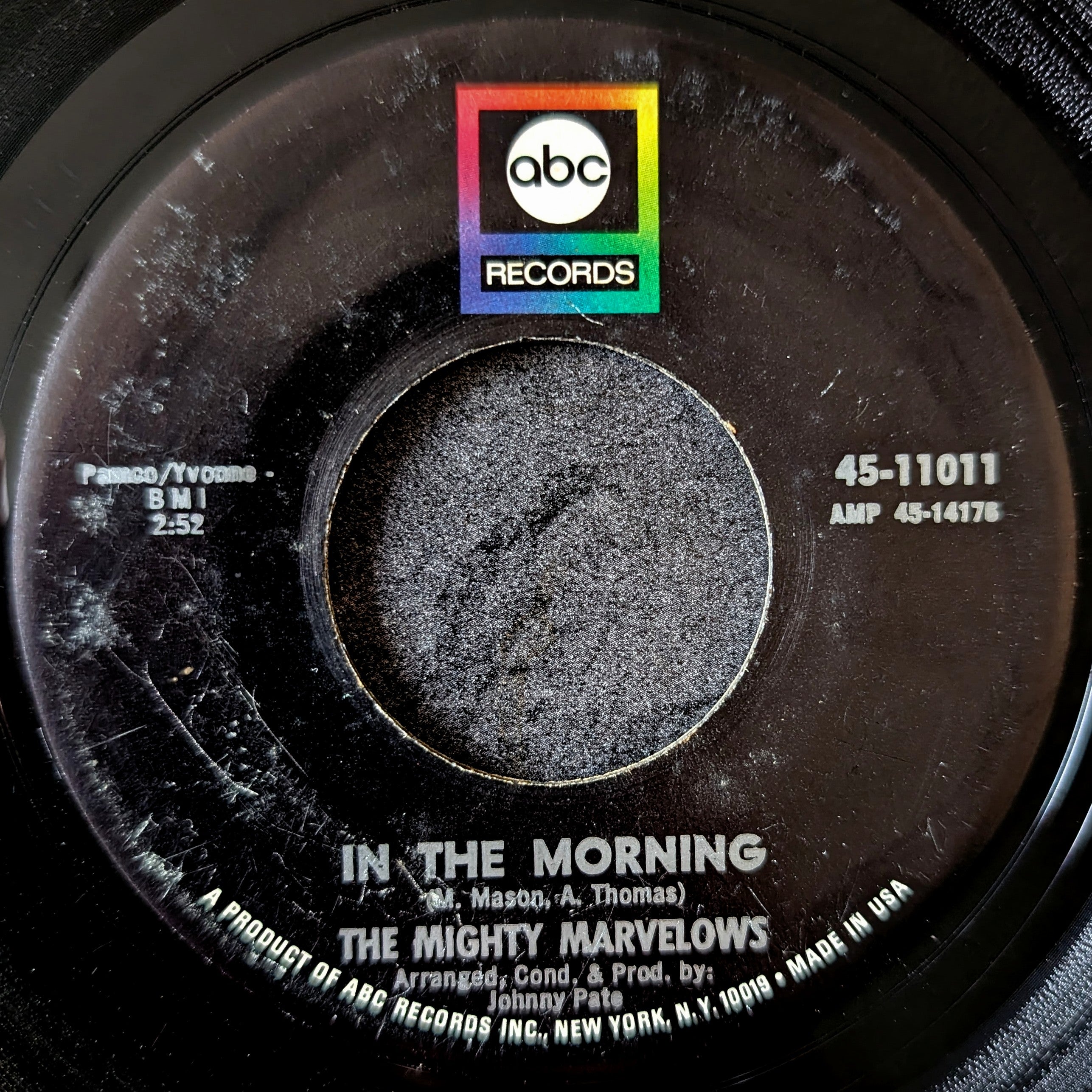 The Mighty Marvelows - Talkin' Bout Ya, Baby / In the Morning