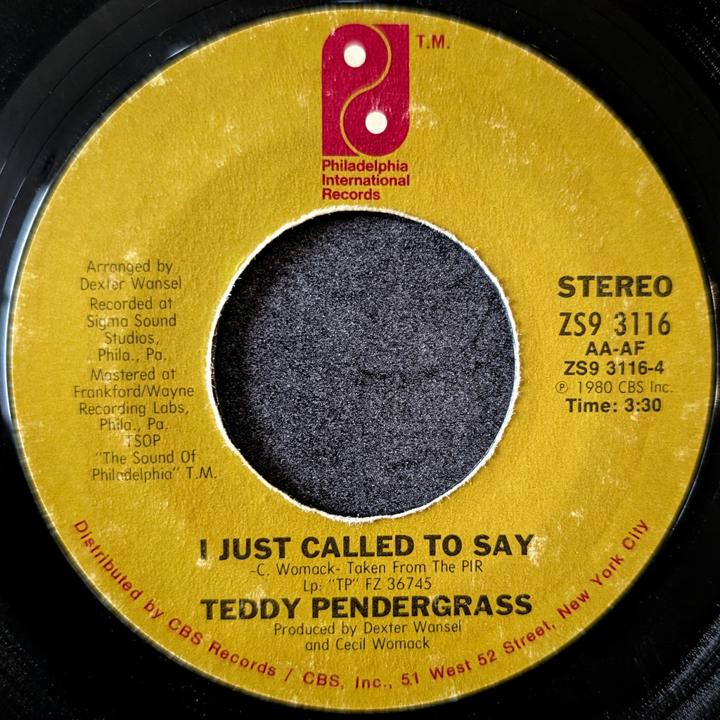 Teddy Pendergrass - Love T.K.O / I Just Called to Say
