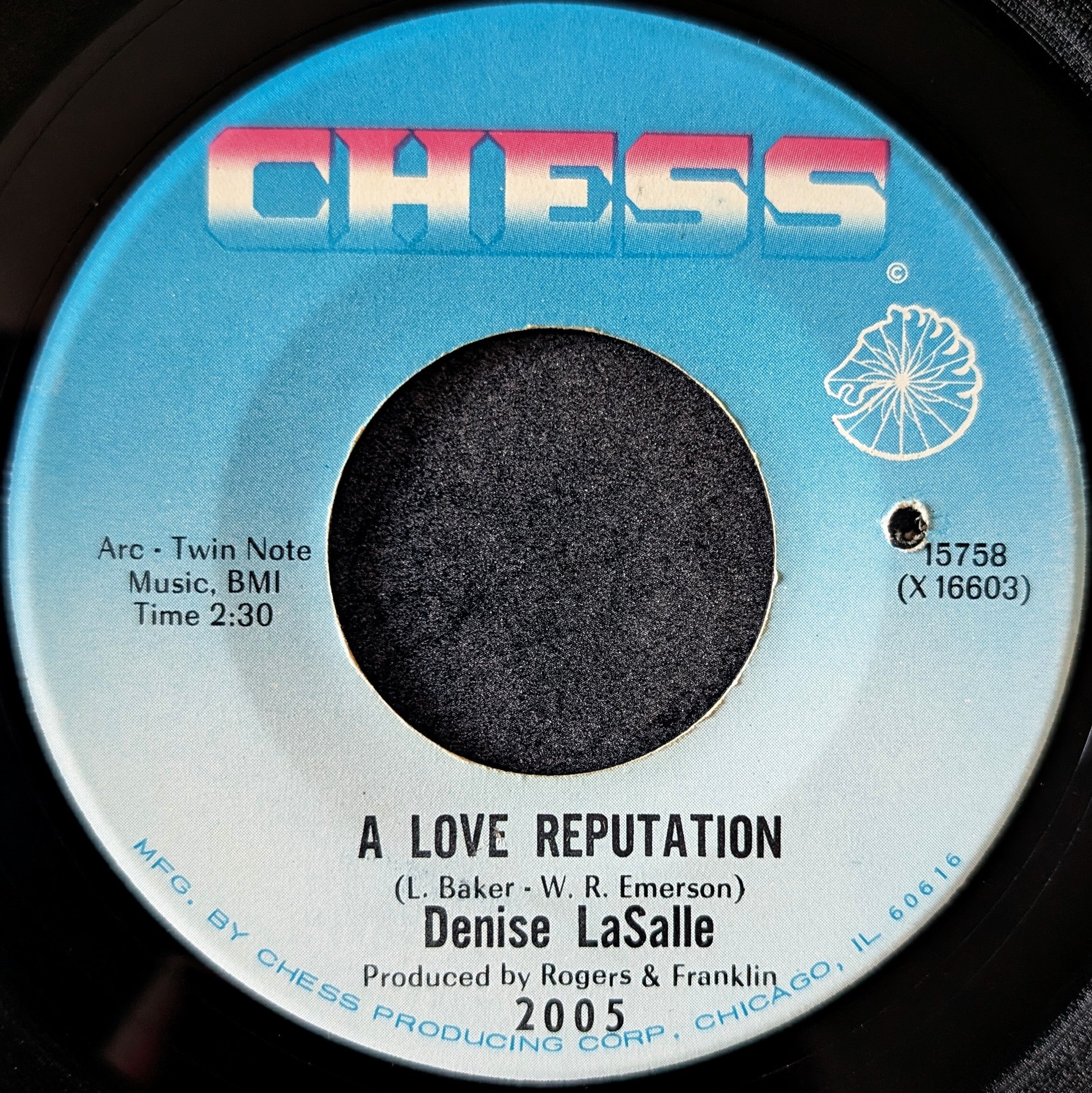Denise Lasalle-A love reputation/One little thing