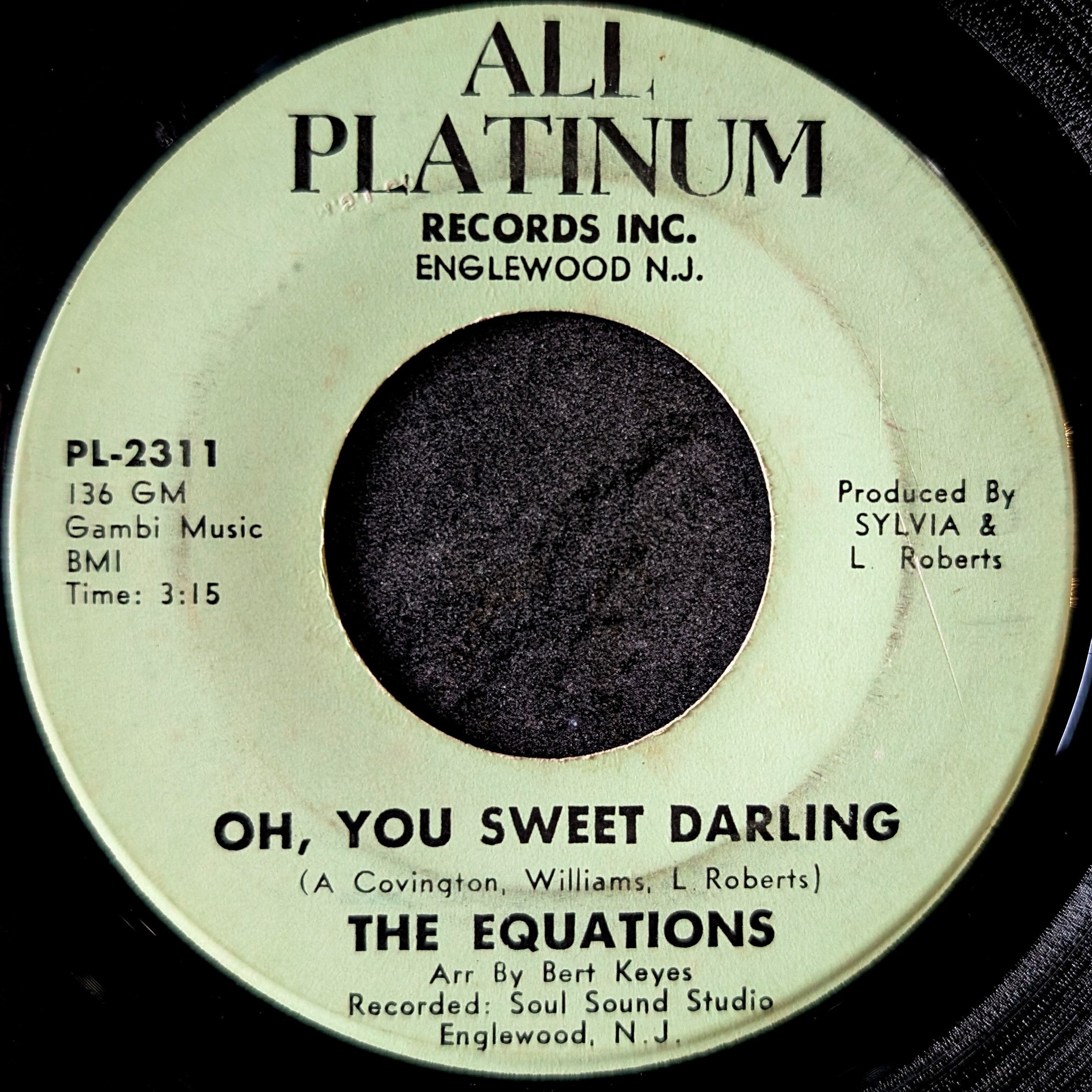 The Equations-Oh,You sweet darling/Have Faith