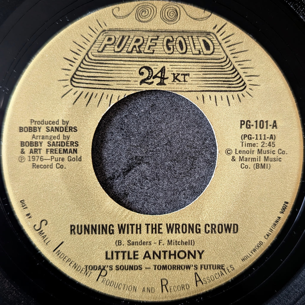 Little Anthony-Running with the wrong crowd/Nothing from nothing
