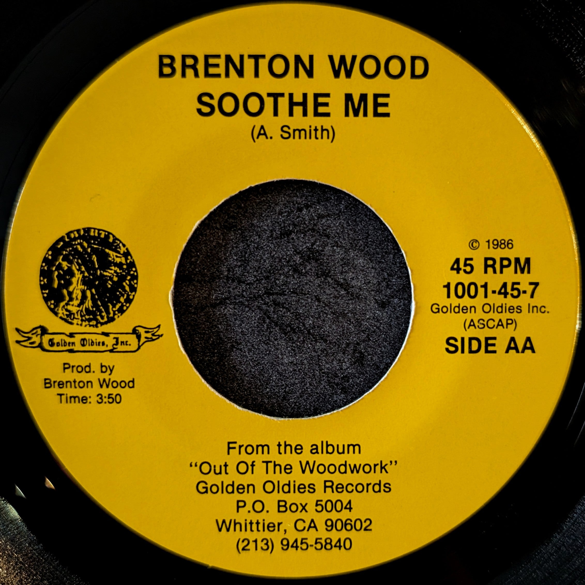 Brenton Wood-Me and You/Soothe me