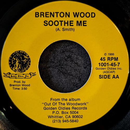 Brenton Wood-Me and You/Soothe me