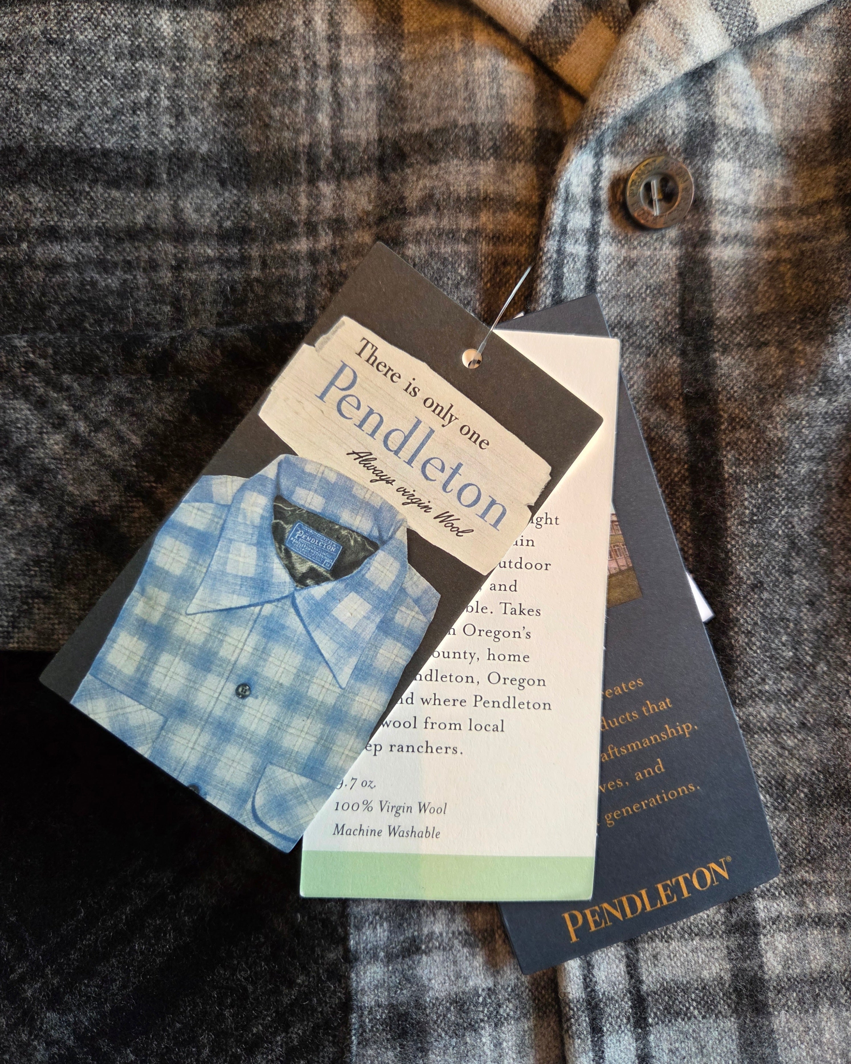 Pendleton Board Shirt Spring 2025 Black White Ombre 1996 Throwback