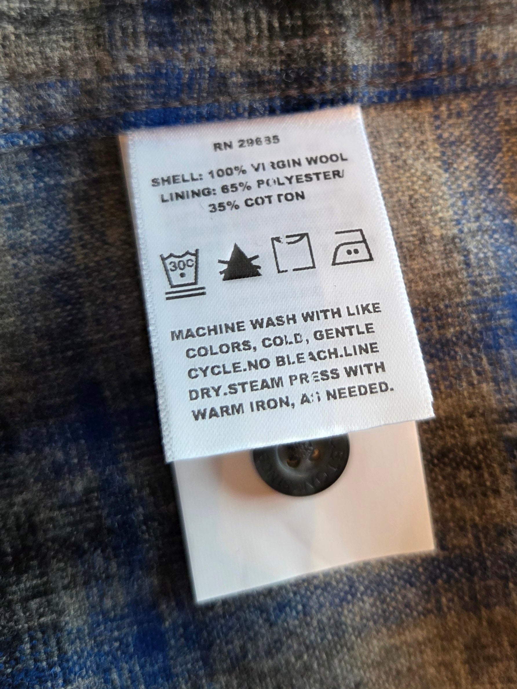 Pendleton Boardshirt Grey Blue Ombre