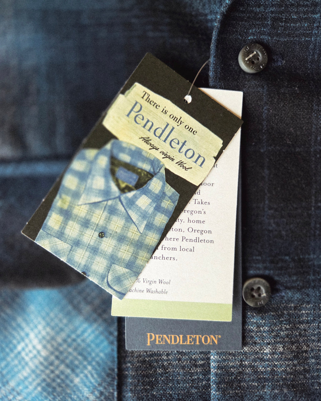 PENDLETON BOARD SHIRT TURQUOISE OMBRE