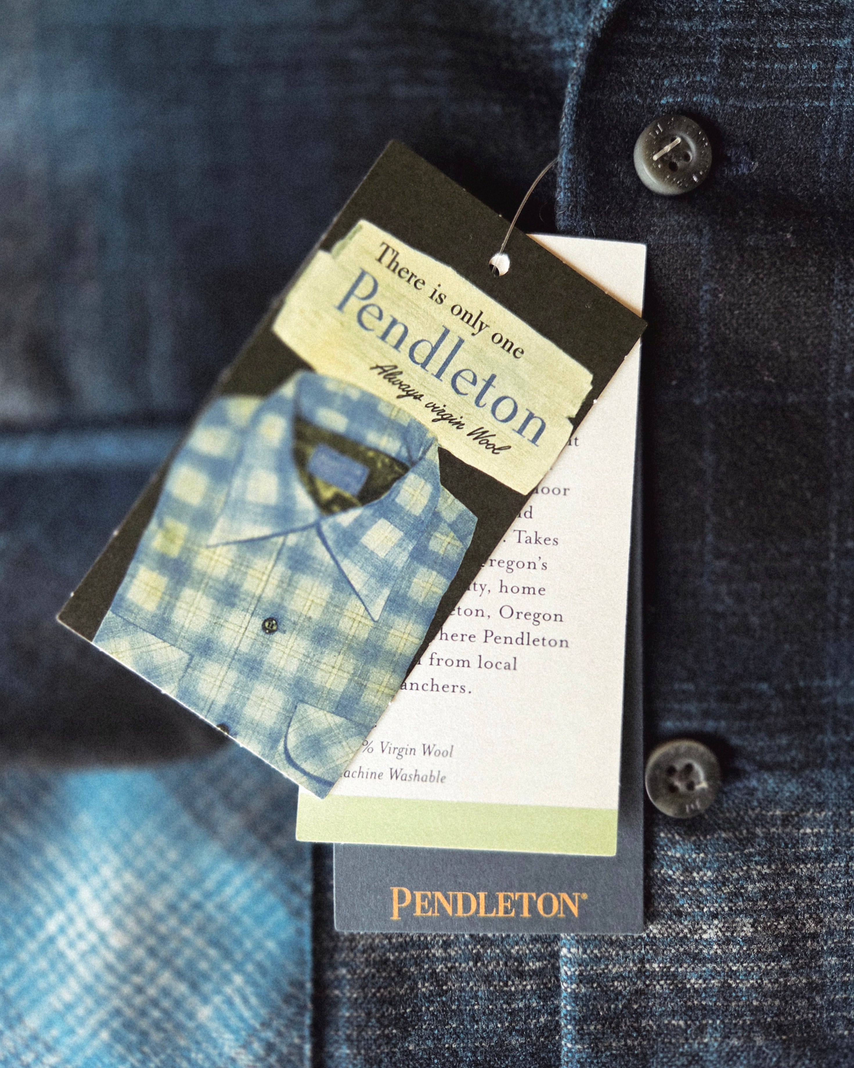 PENDLETON BOARD SHIRT TURQUOISE OMBRE