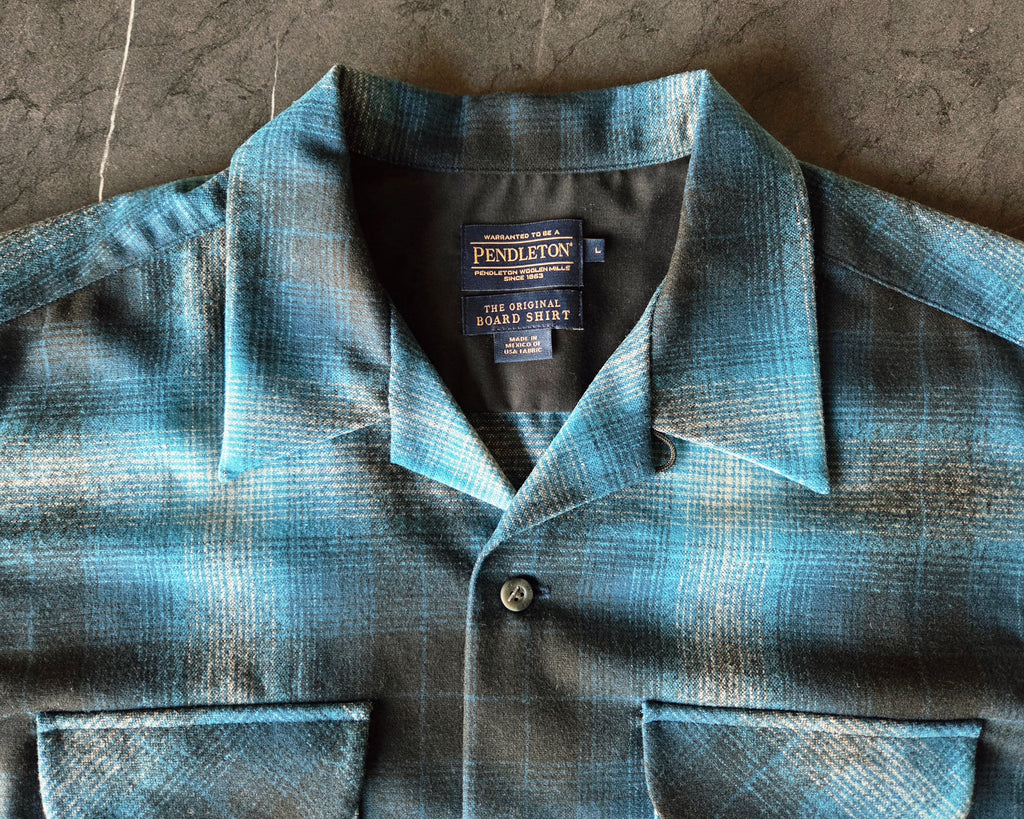 PENDLETON BOARD SHIRT TURQUOISE OMBRE