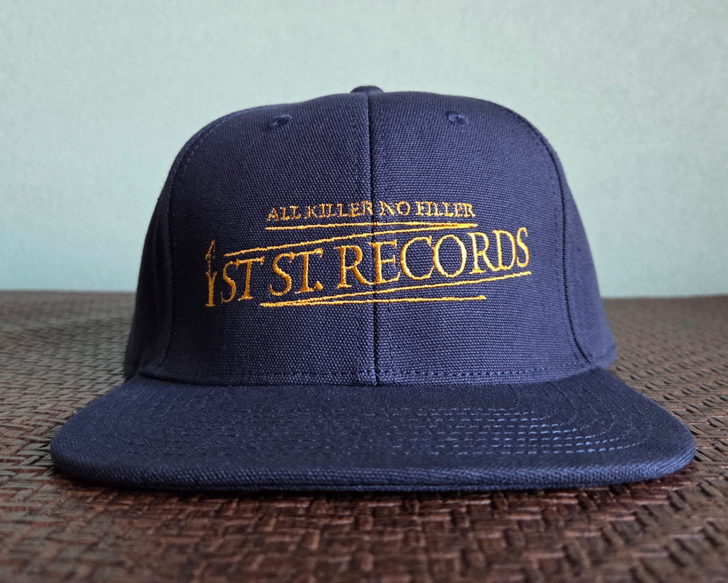 1st St.Records Origonal Cotton Canvas Snapback Cap