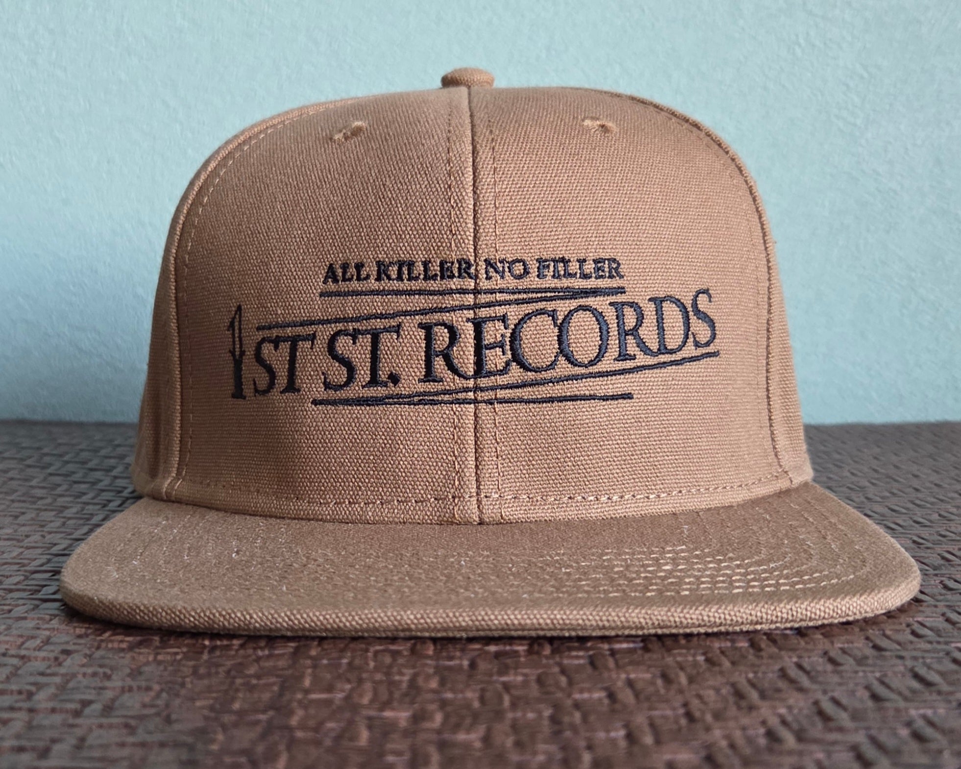 1st St.Records Origonal Cotton Canvas Snapback Cap