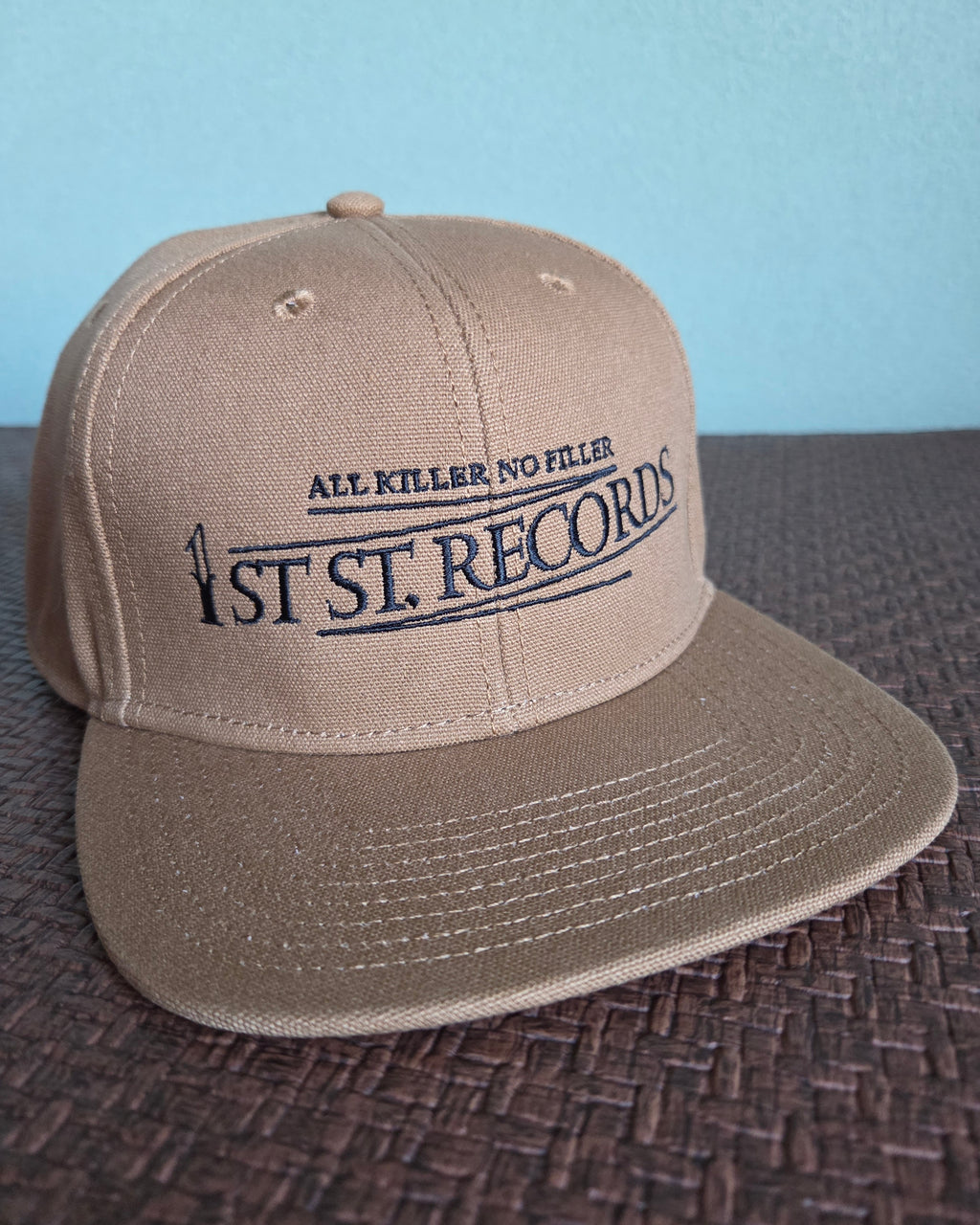 1st St.Records Origonal Cotton Canvas Snapback Cap