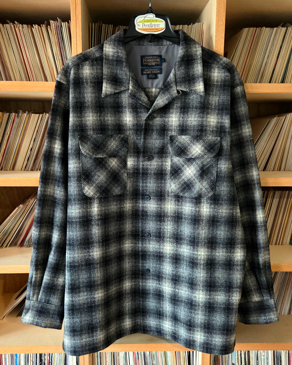 Pendleton Board Shirt Fall 2023 Grey Ombre 1960 Throwback
