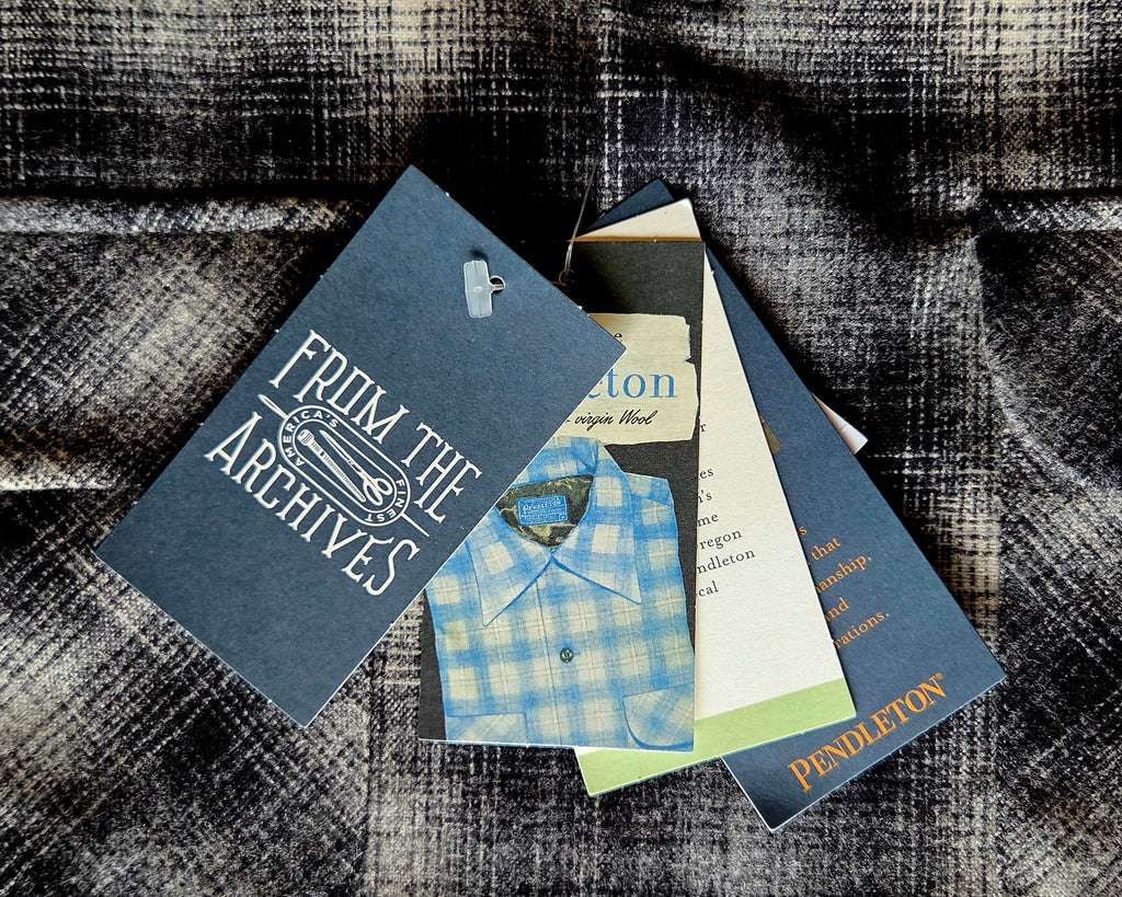 Pendleton Board Shirt Fall 2023 Grey Ombre 1960 Throwback