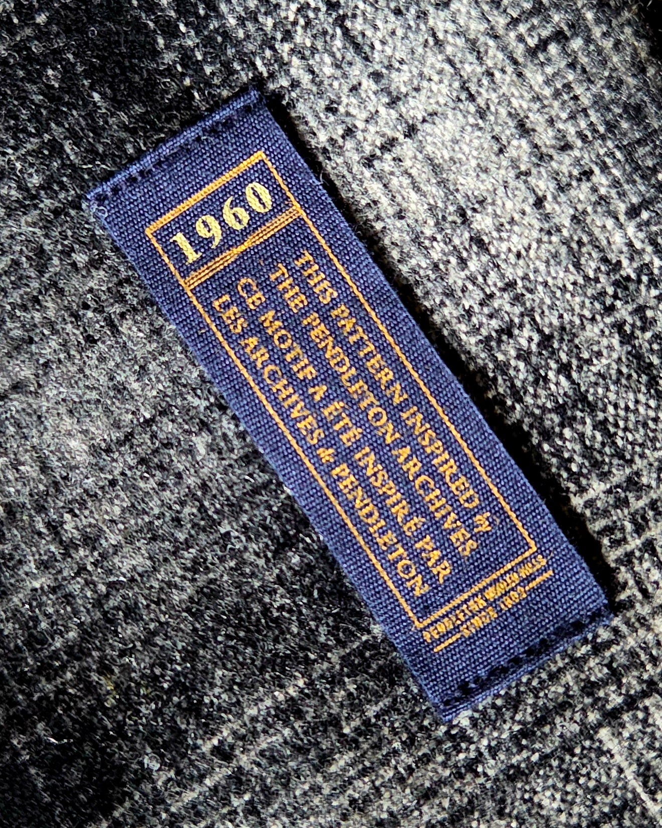 Pendleton Board Shirt Fall 2023 Grey Ombre 1960 Throwback