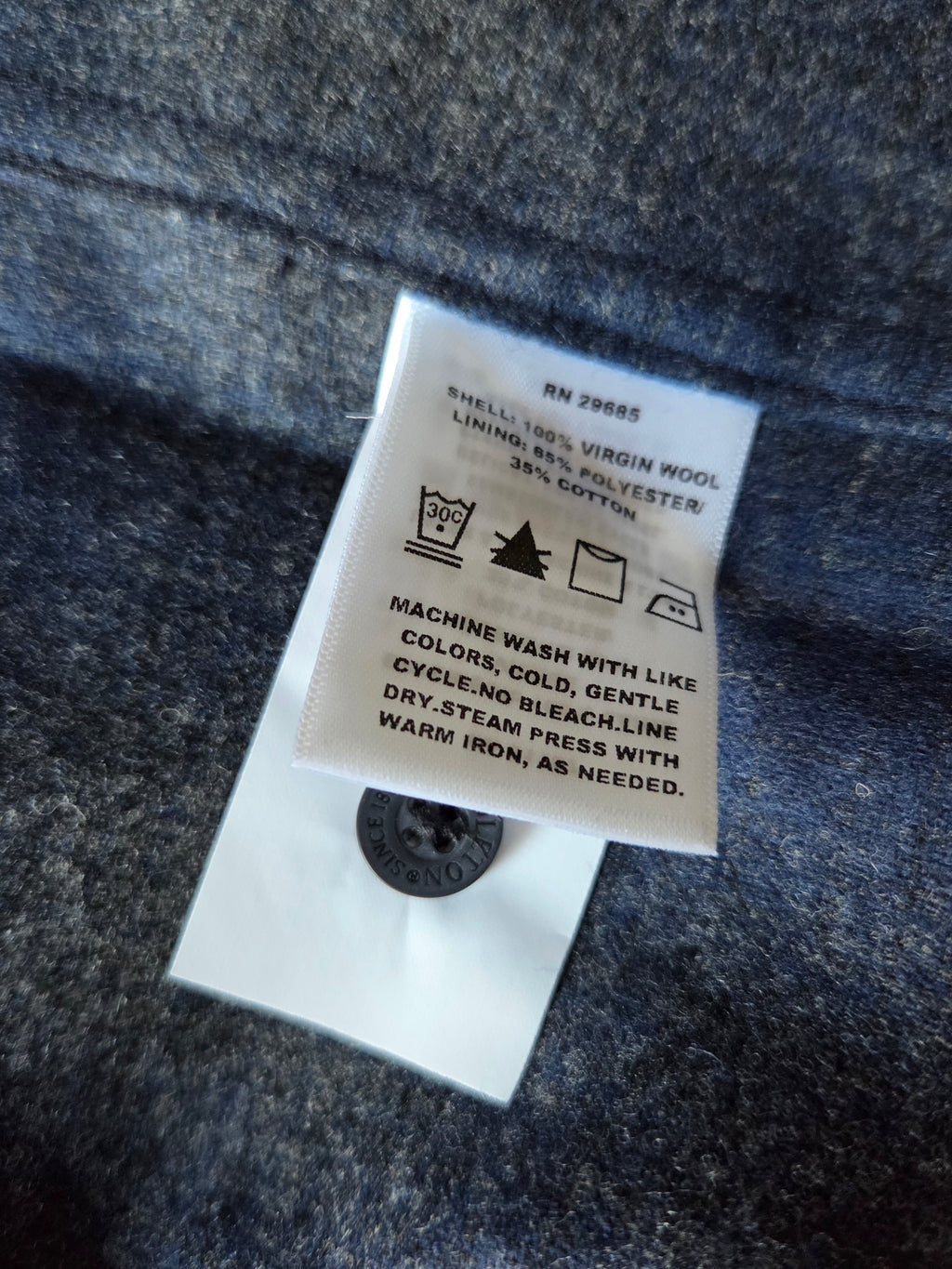 Pendleton Board Shirt Navy Oxford Mix Ombre