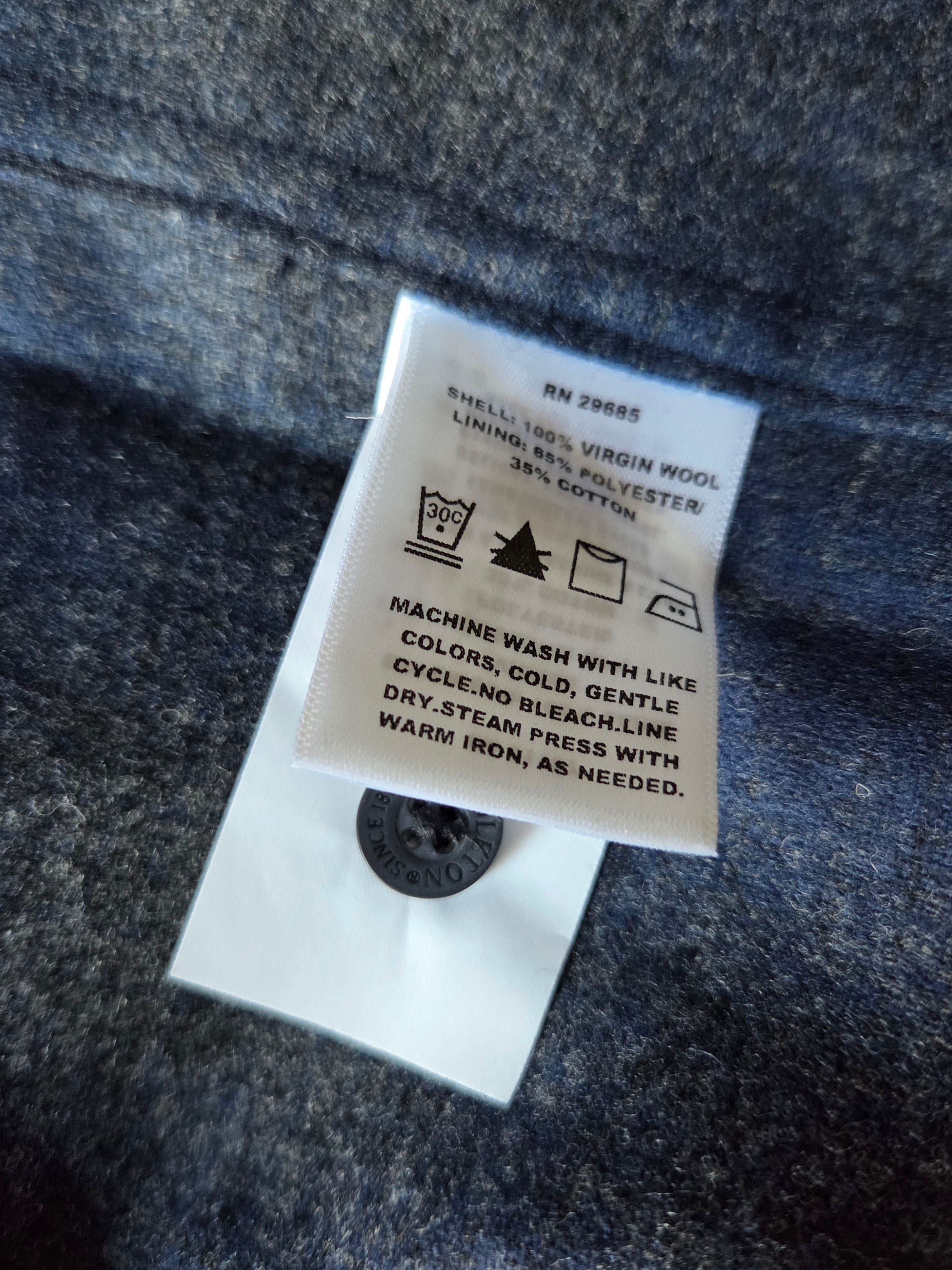 Pendleton Board Shirt Navy Oxford Mix Ombre