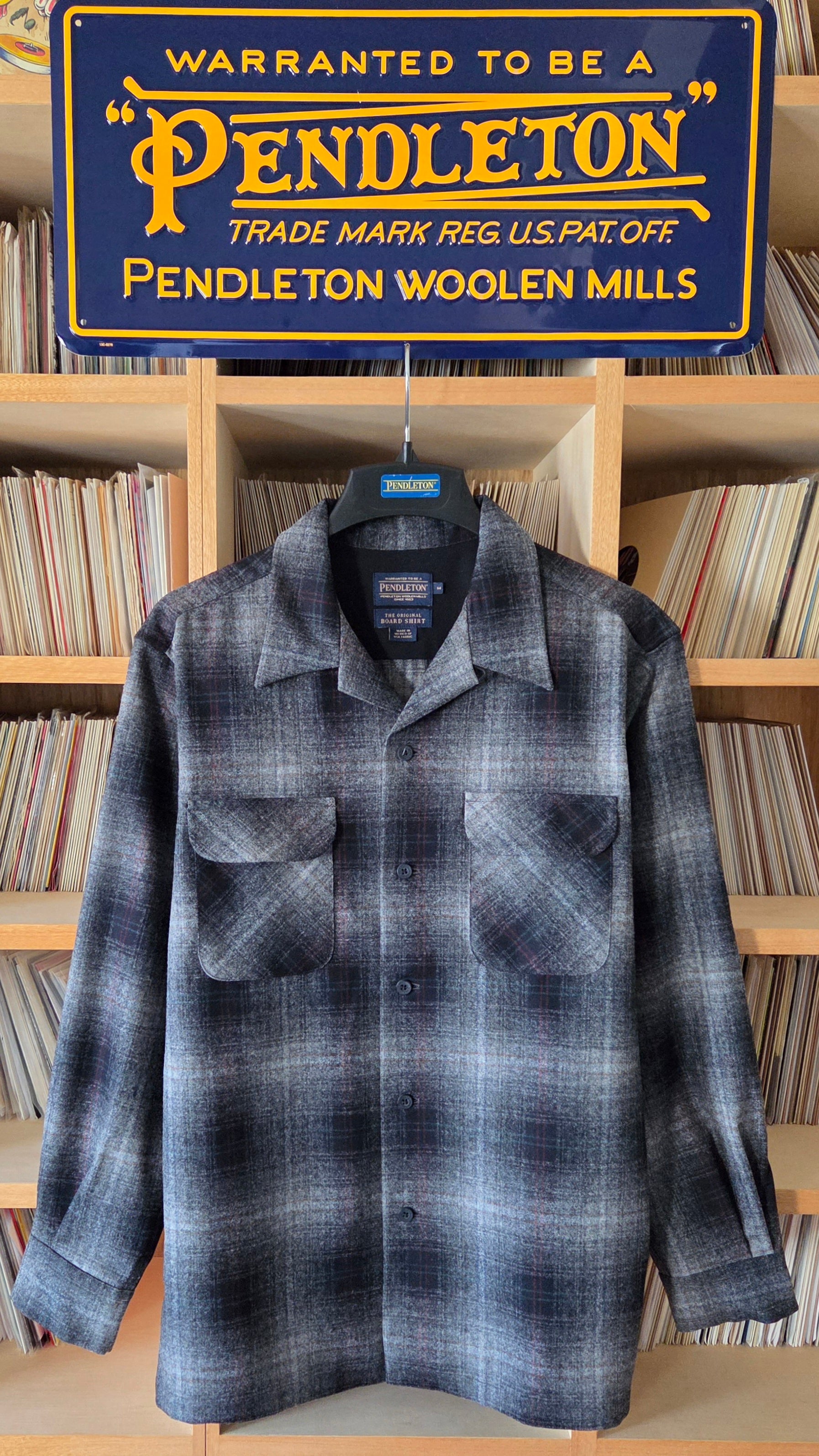 Pendleton Fall 2025 Wool Board Shirt Grey Mix Multi Plaid 1997 Throwback