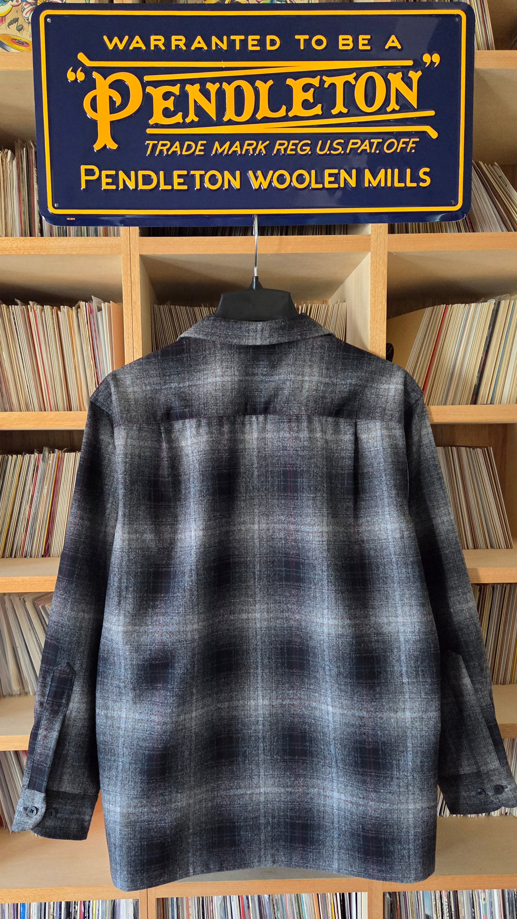 Pendleton Fall 2025 Wool Board Shirt Grey Mix Multi Plaid 1997 Throwback